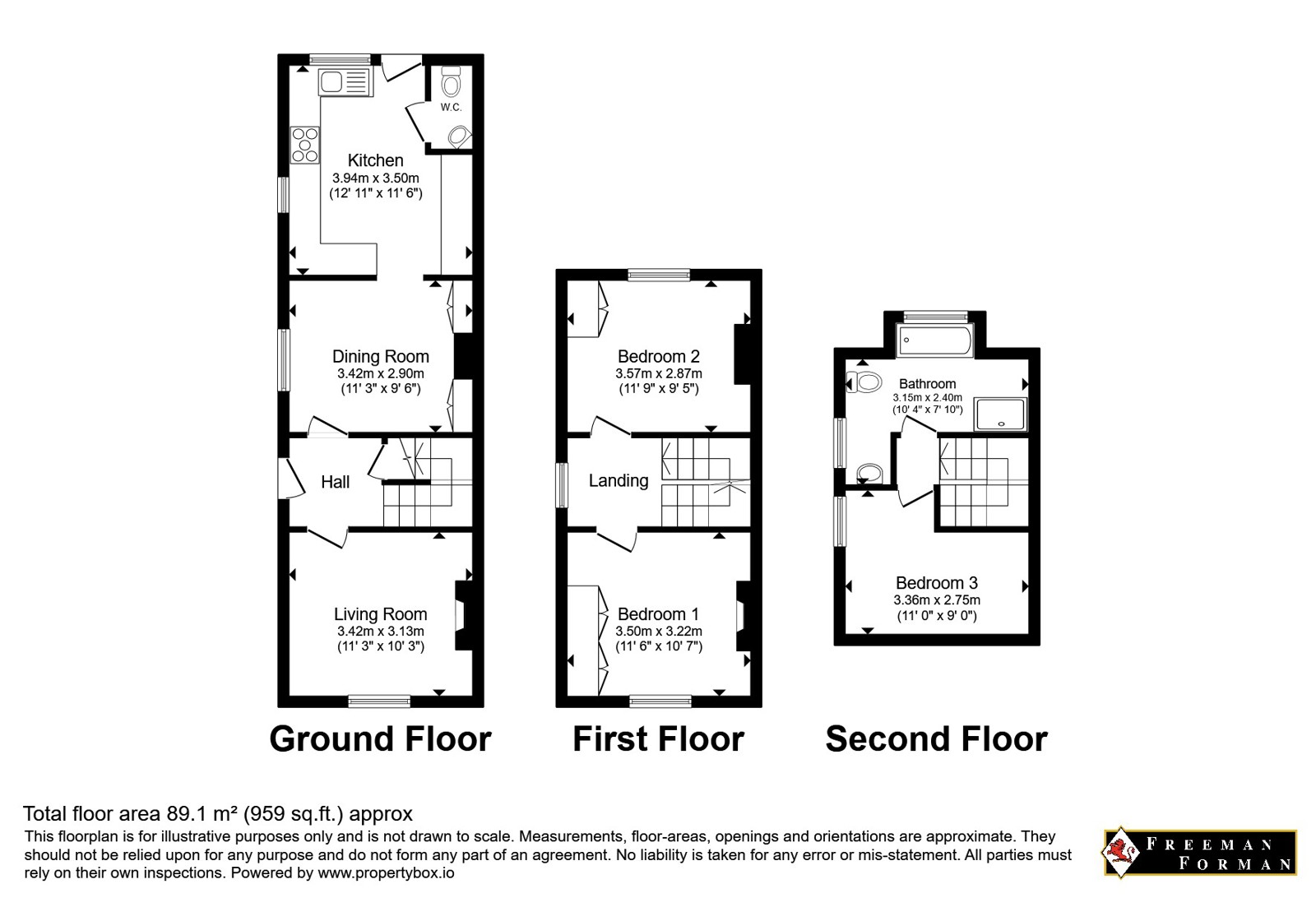 2, Fir Tree Villas, Hawkhurst floorplan