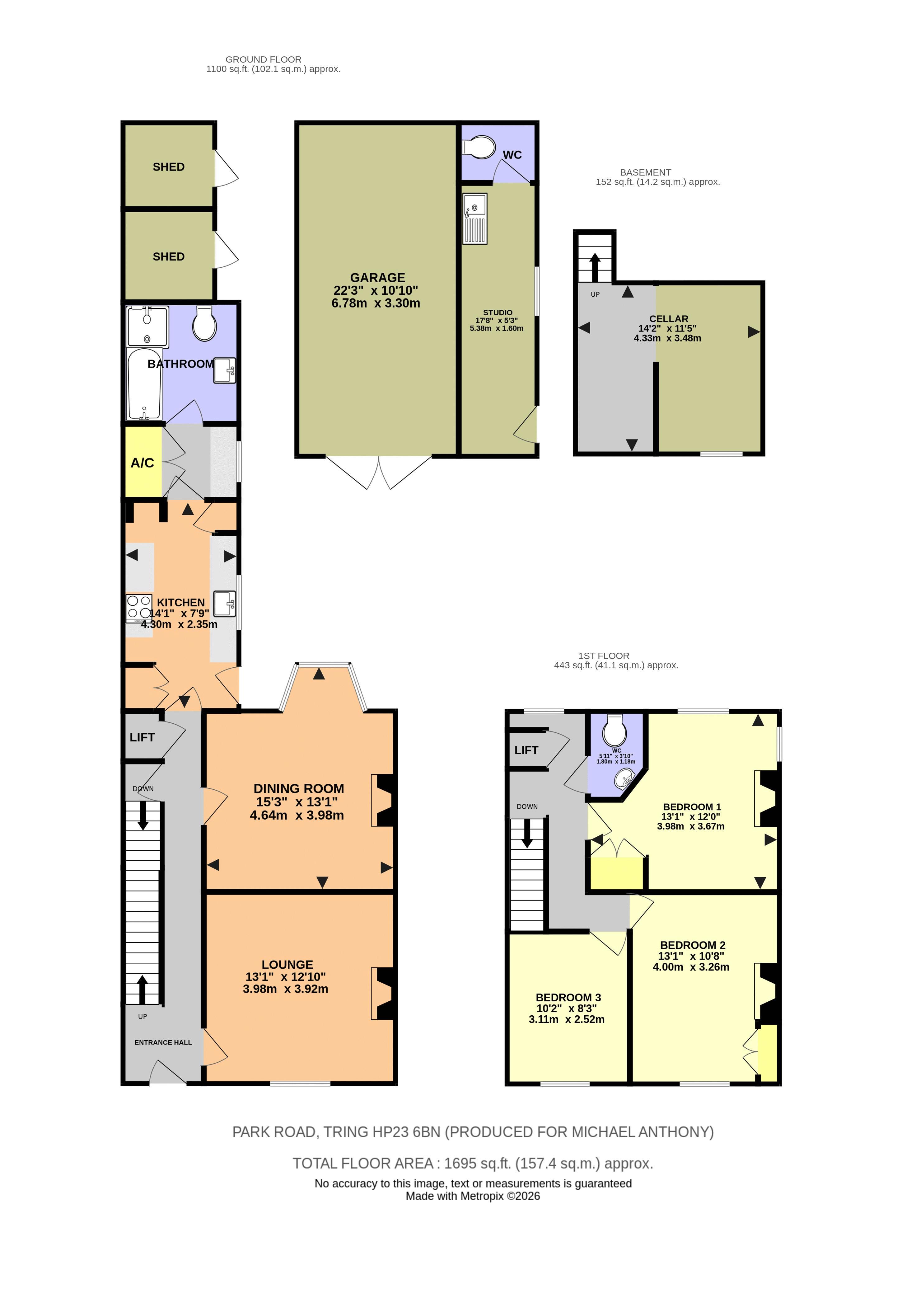 24, Park Road, Tring floorplan
