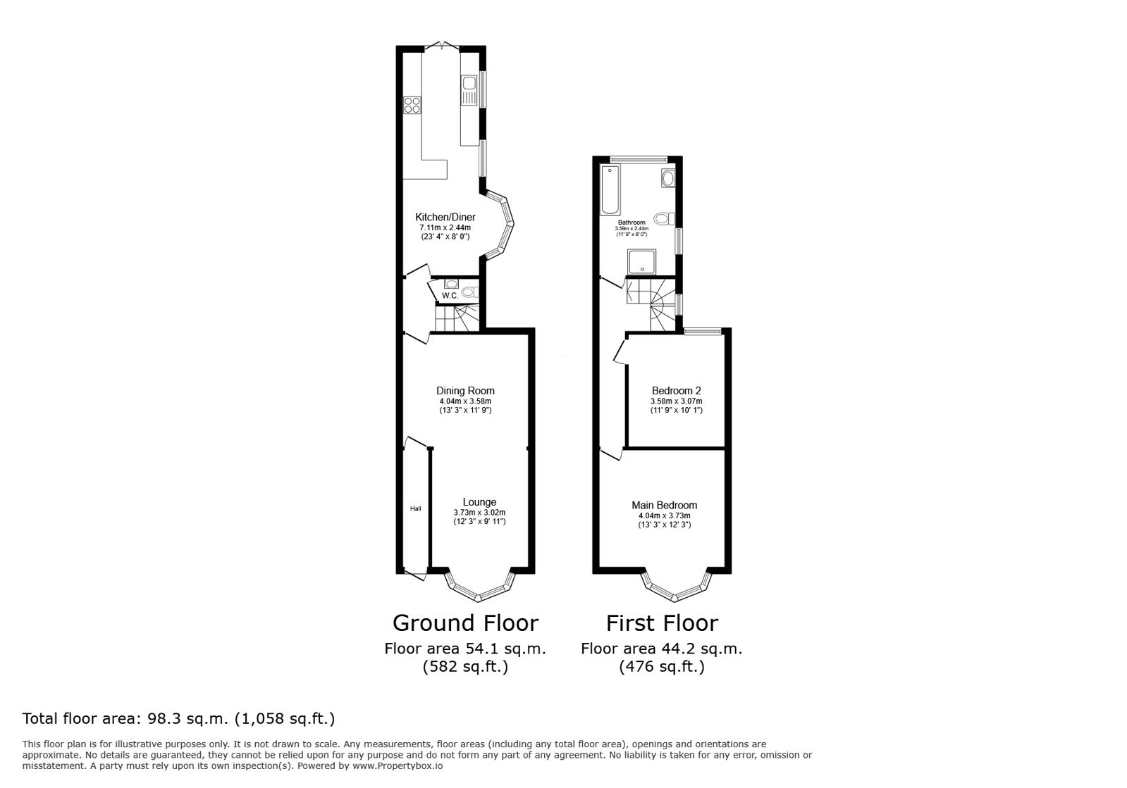 55, Beaulieu Road, Hampshire floorplan