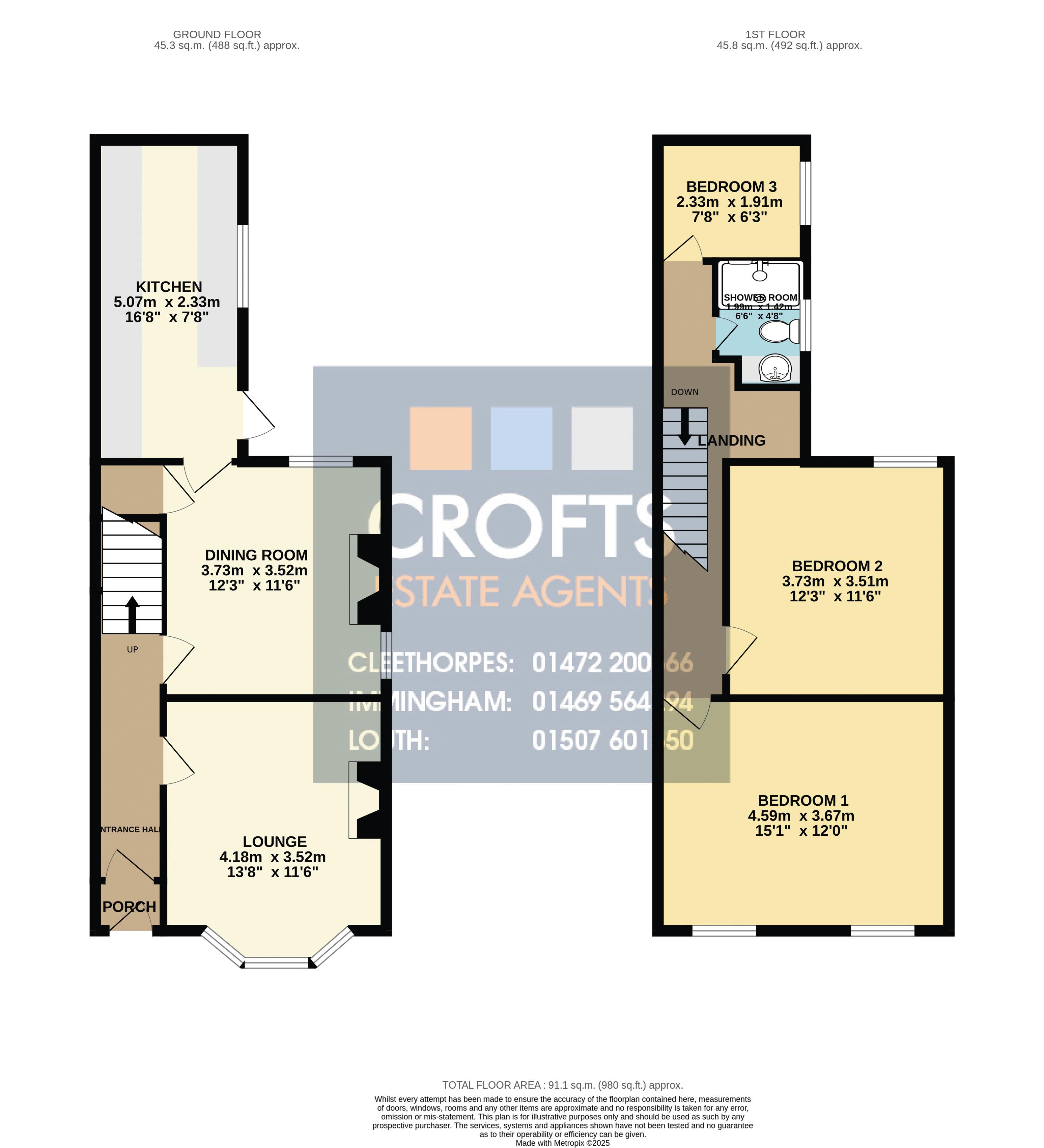 33, Keddington Road, Louth floorplan