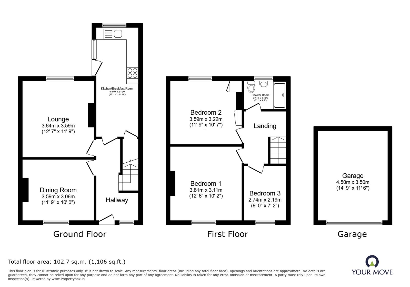 Randle Road, Warwickshire floorplan