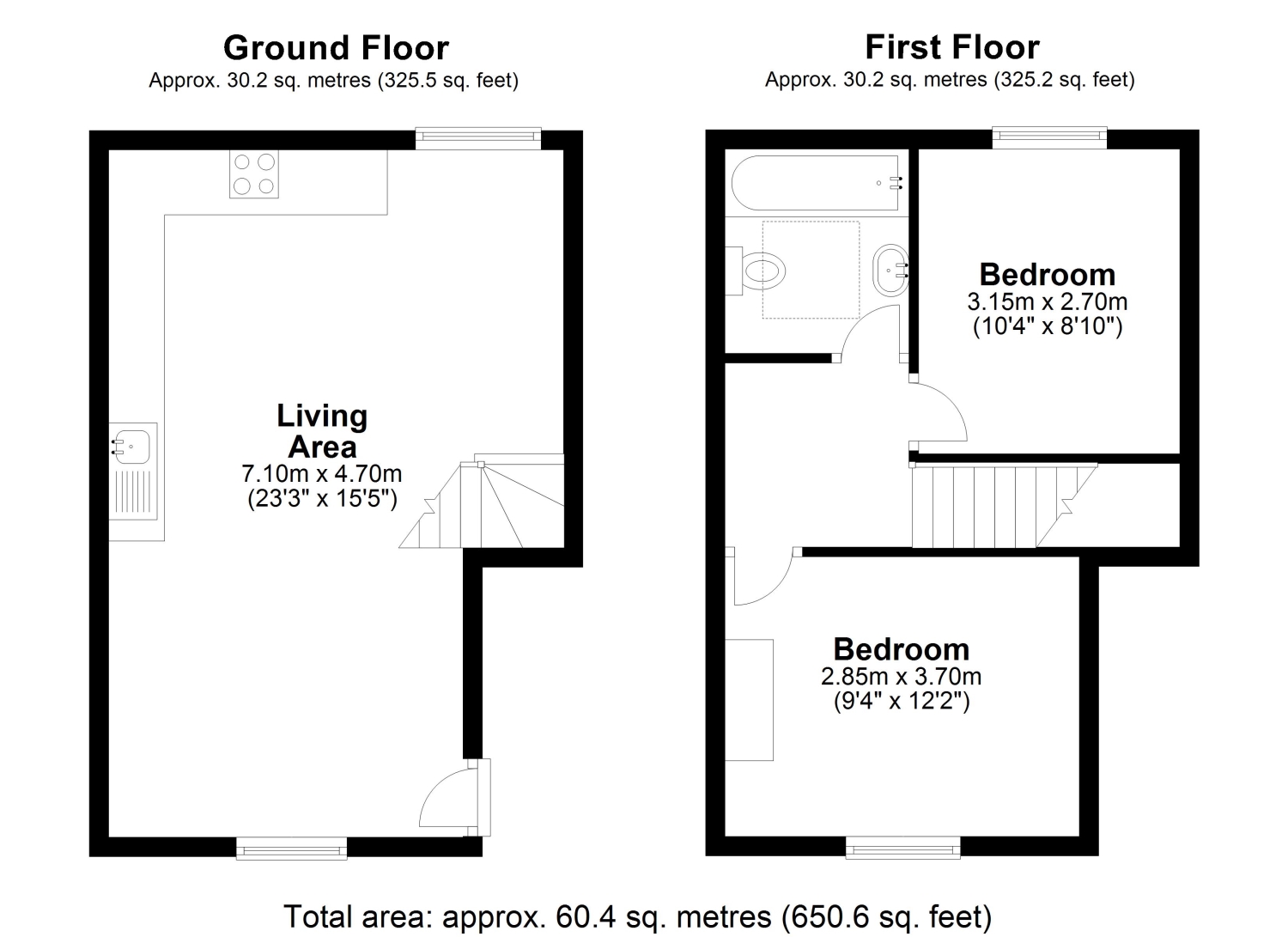 2, Rusham Road, Egham floorplan