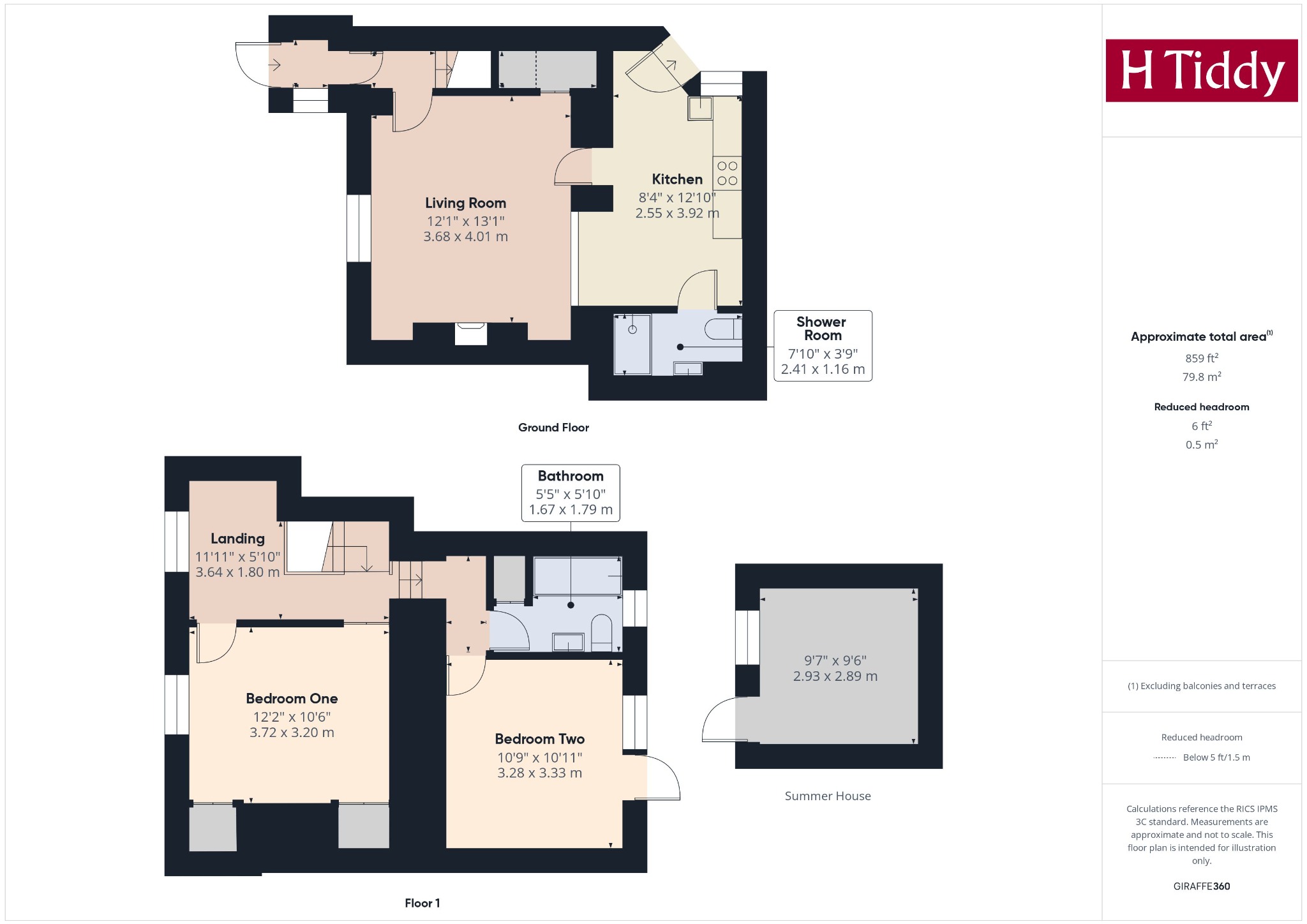 Little Mariners, 12 Chapel Terrace, Truro floorplan