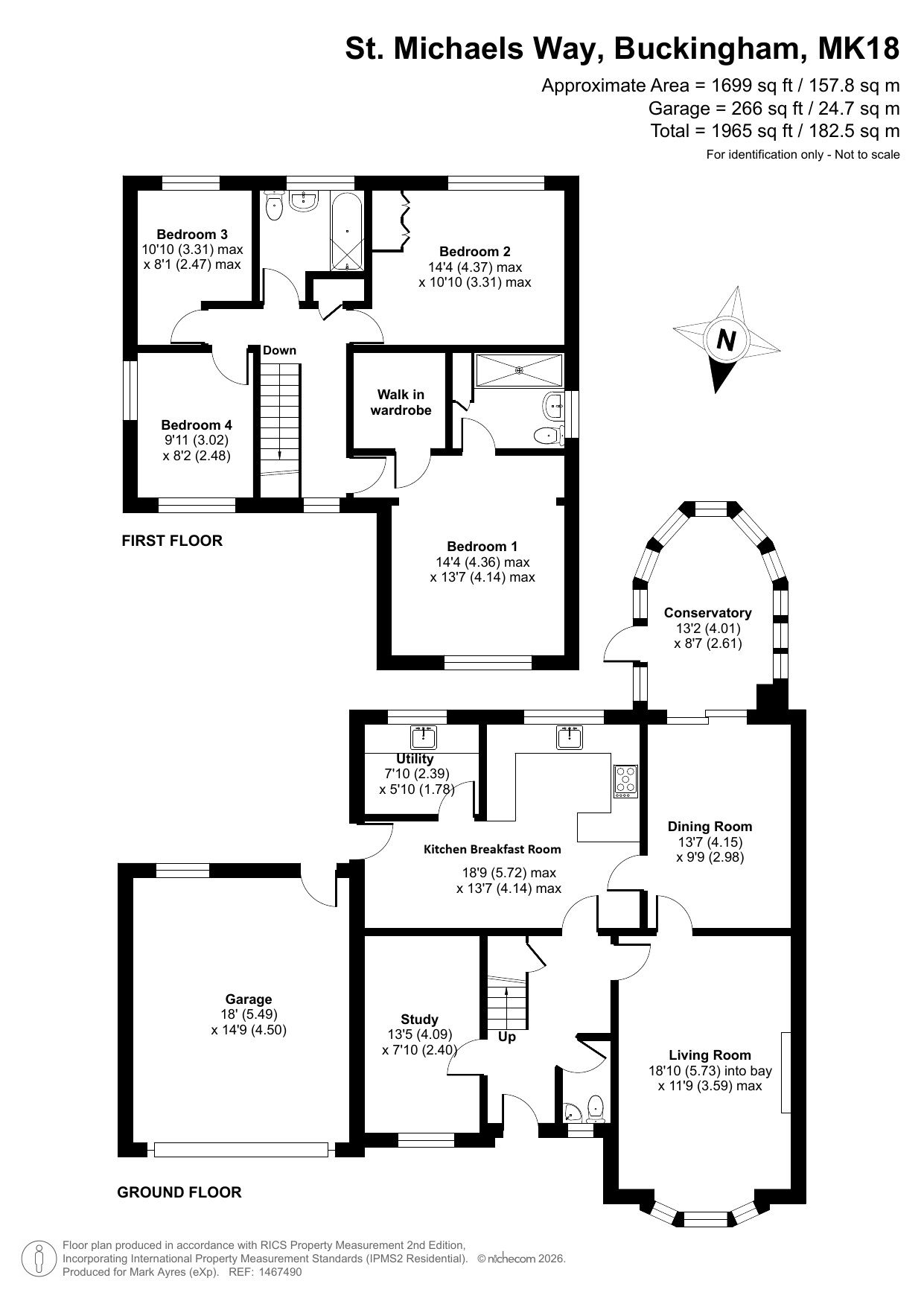 46, St. Michaels Way, Buckingham floorplan