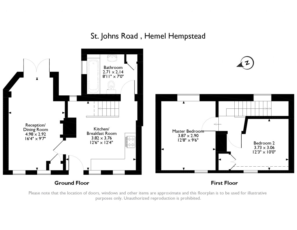 2 Bedrooms Terraced house for sale in St. Johns Road, Hemel Hempstead HP1