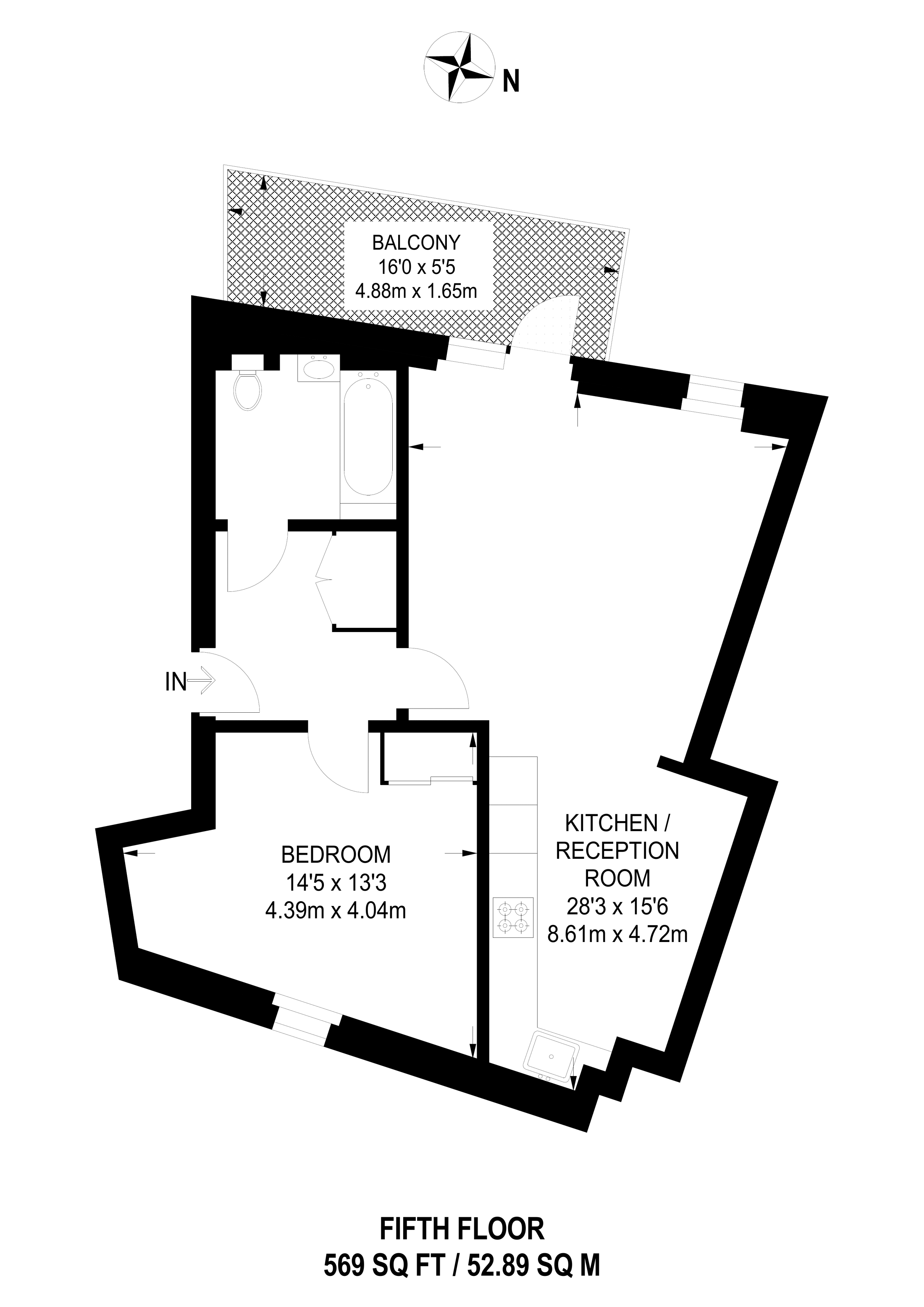 1 Bedrooms Flat to rent in Woolwich High Street, Woolwich, London SE18