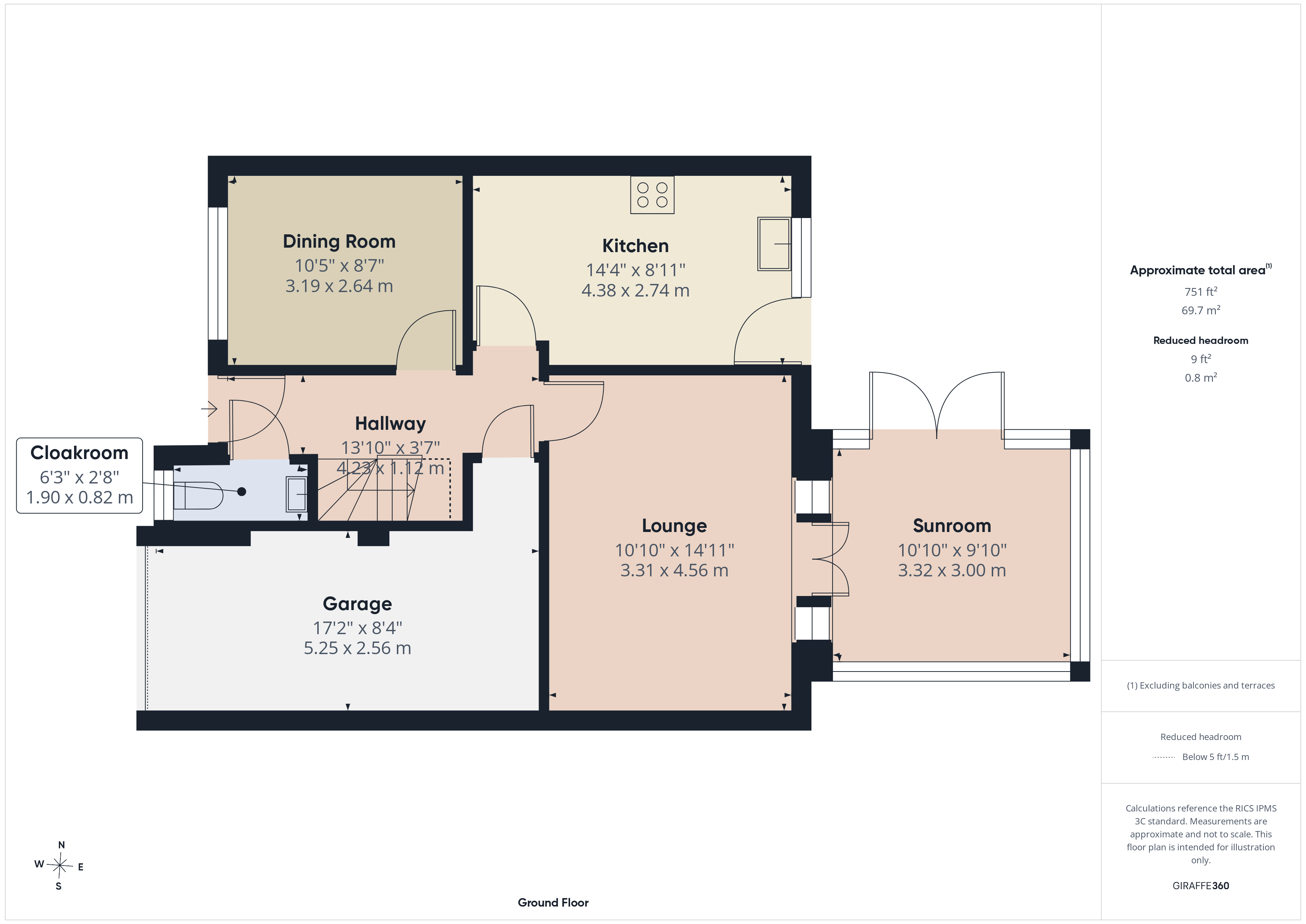 10, Darwin Close, Market Drayton floorplan