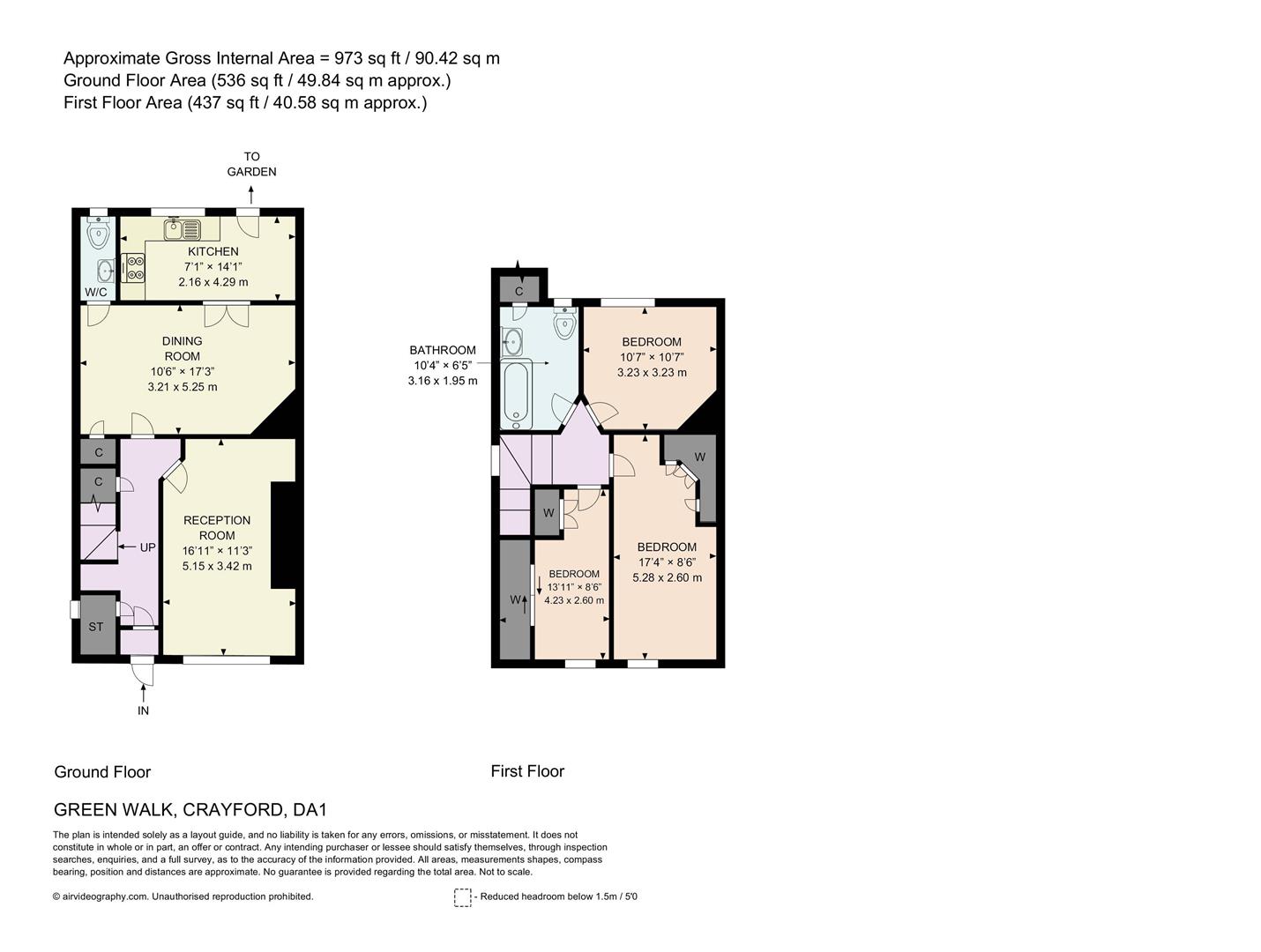 8, Green Walk, Crayford floorplan