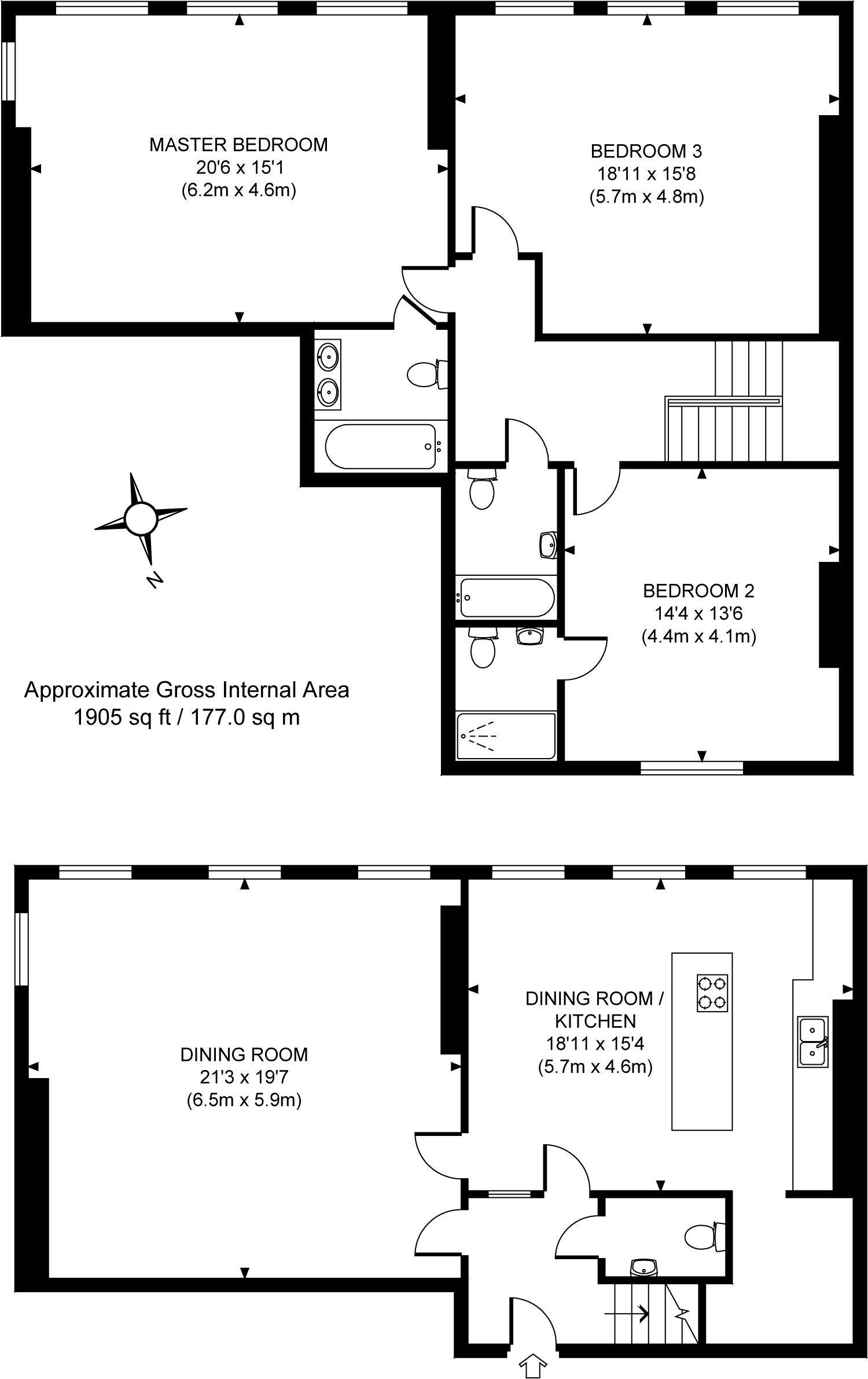 34, Brunswick Terrace, Hove floorplan