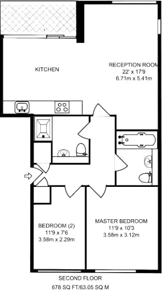 2 Bedrooms Flat to rent in Latitude House, Oval Road, Regents Park NW1