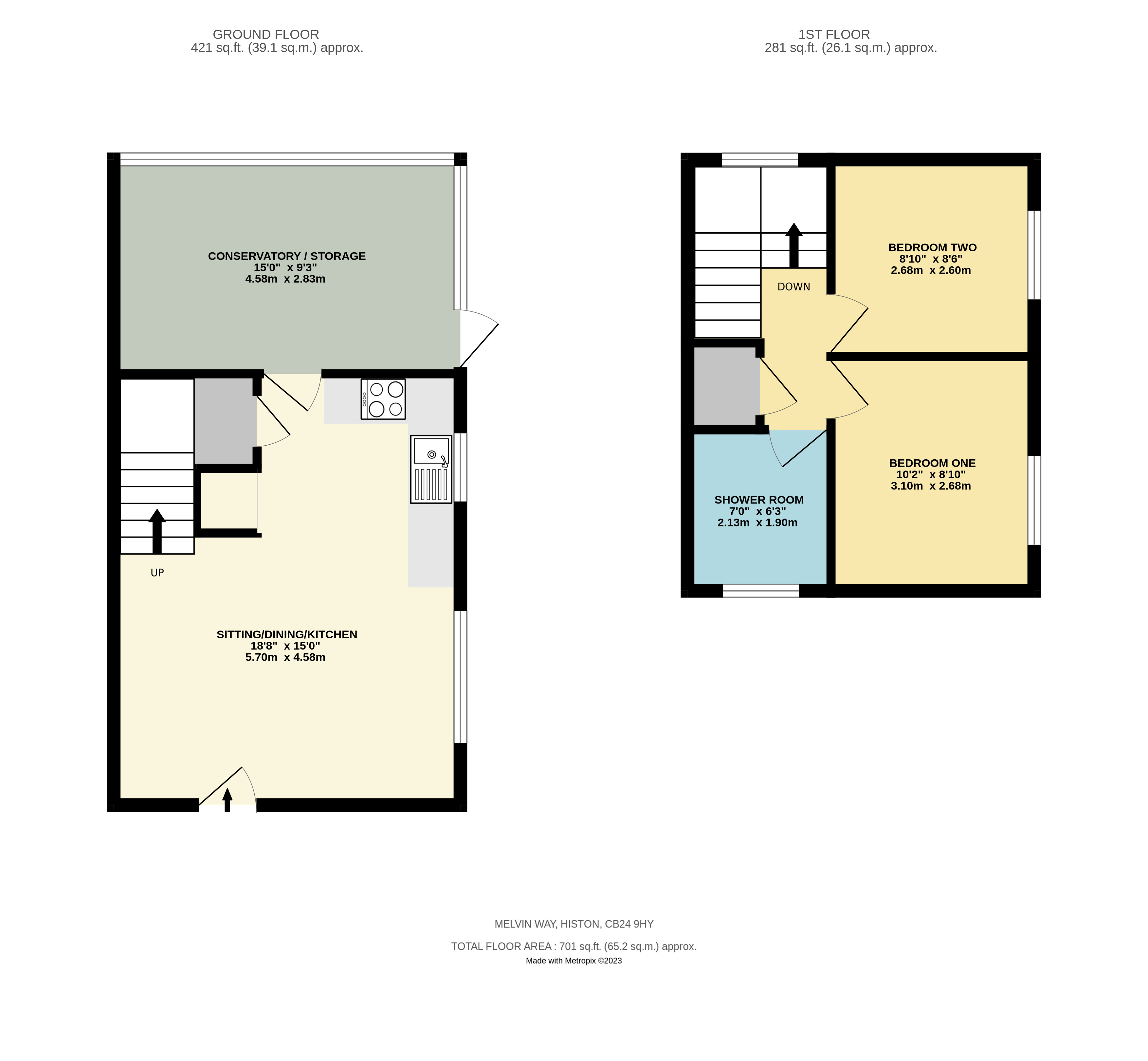 30, Melvin Way, Cambridge floorplan