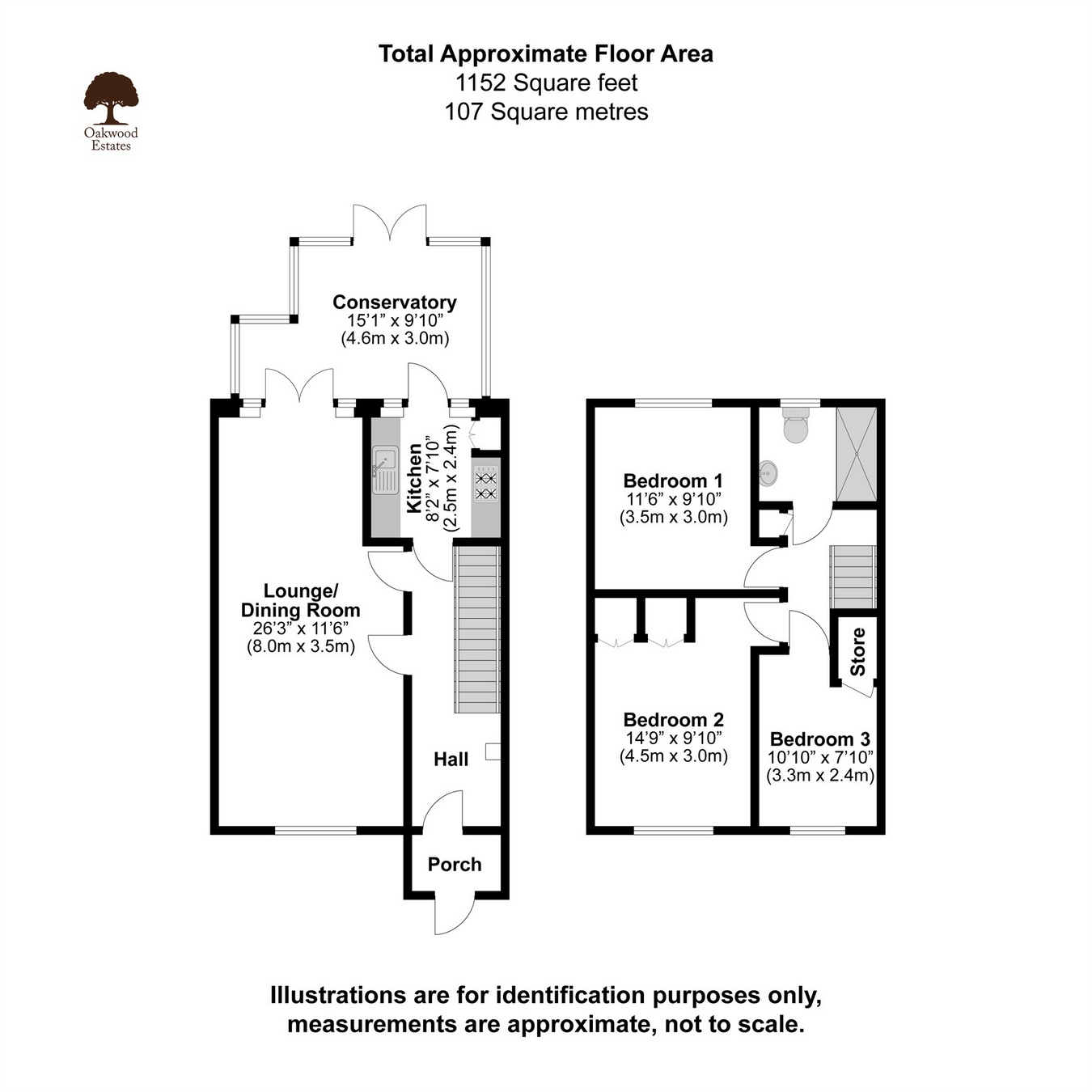 3 bed semidetached house for sale in Neville Close, Stoke Poges