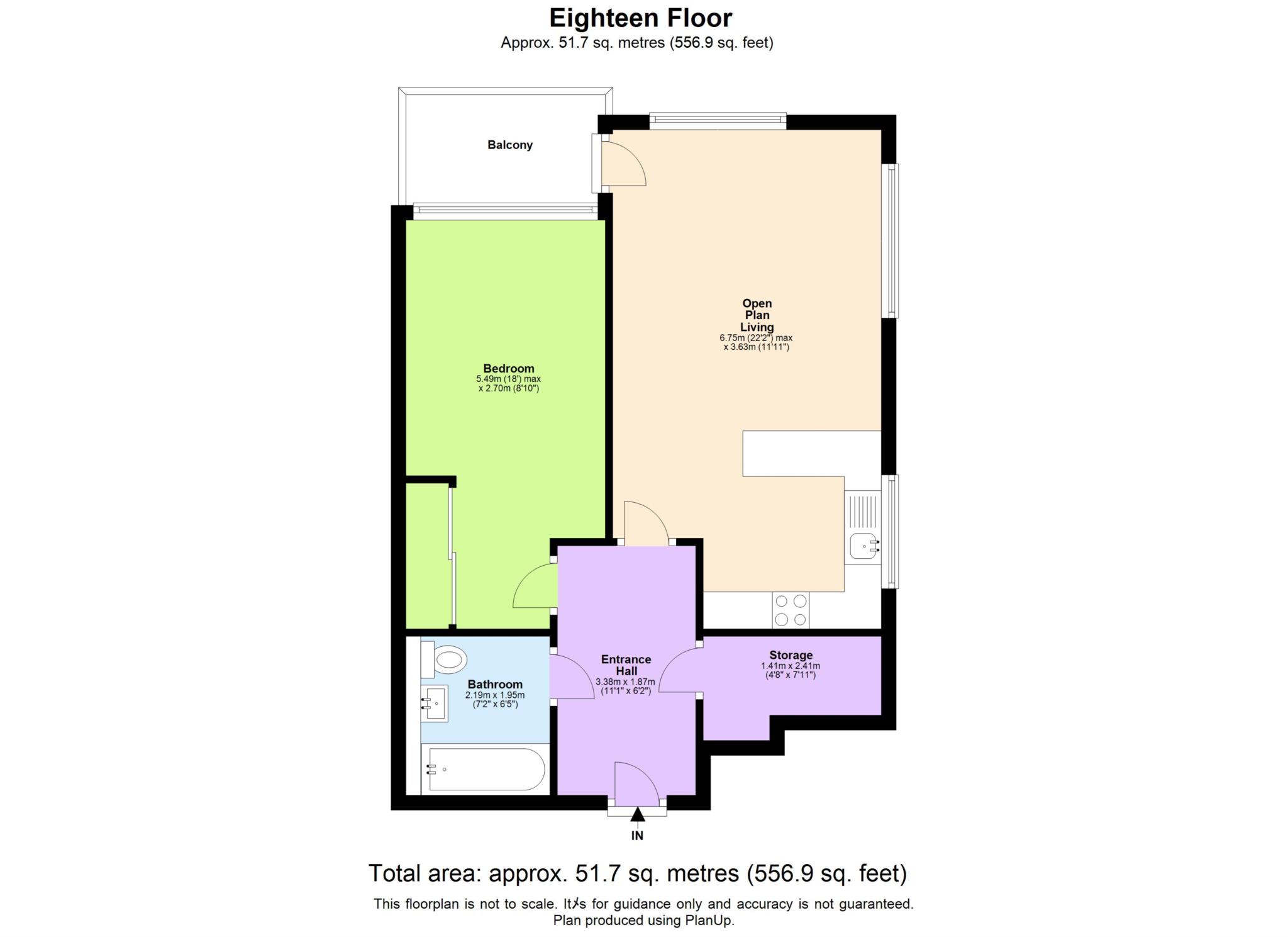 204, KD Tower, Hemel Hempstead floorplan