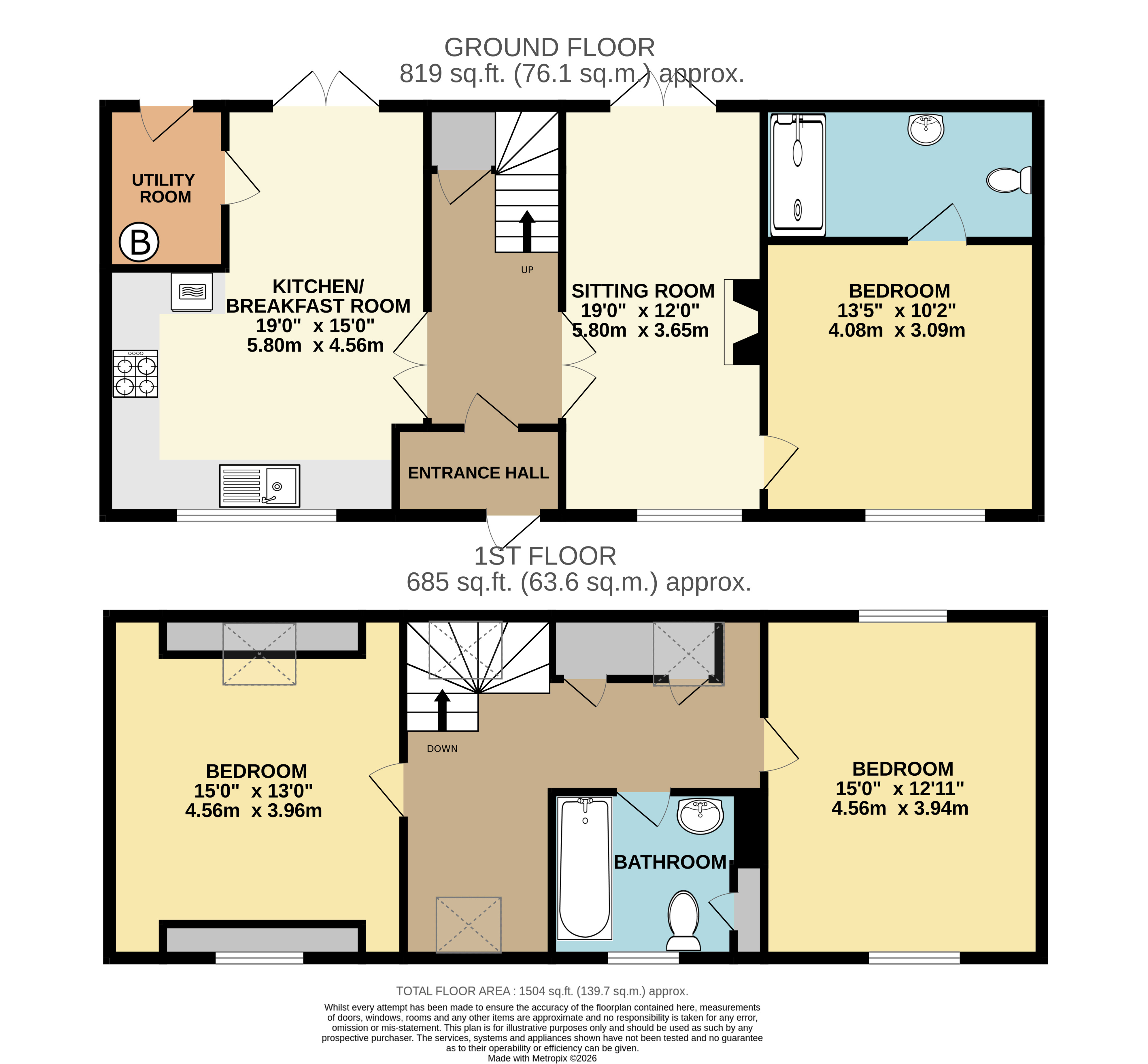 Nuts End, Hook Farm Sheepwash, Beaworthy Devon, Devon floorplan