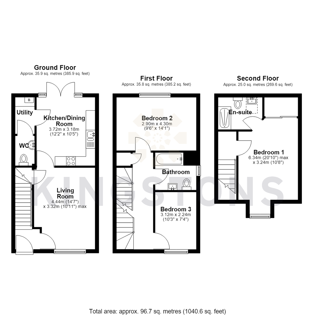 44, Basil Drive, Melksham floorplan