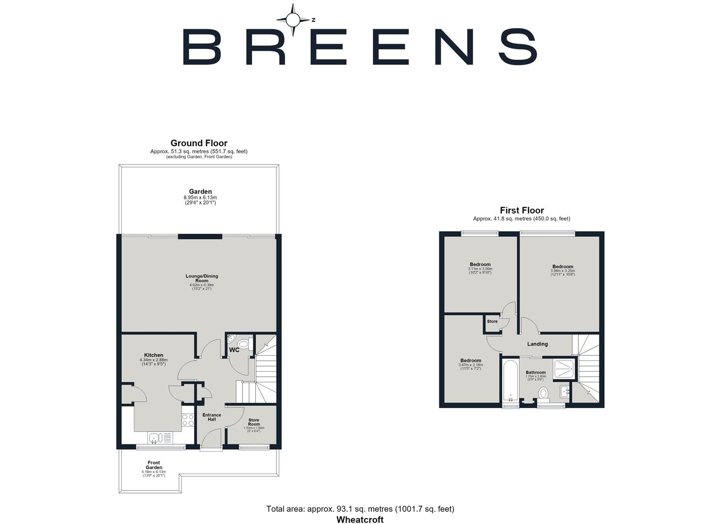Wheatcroft, Waltham Cross floorplan
