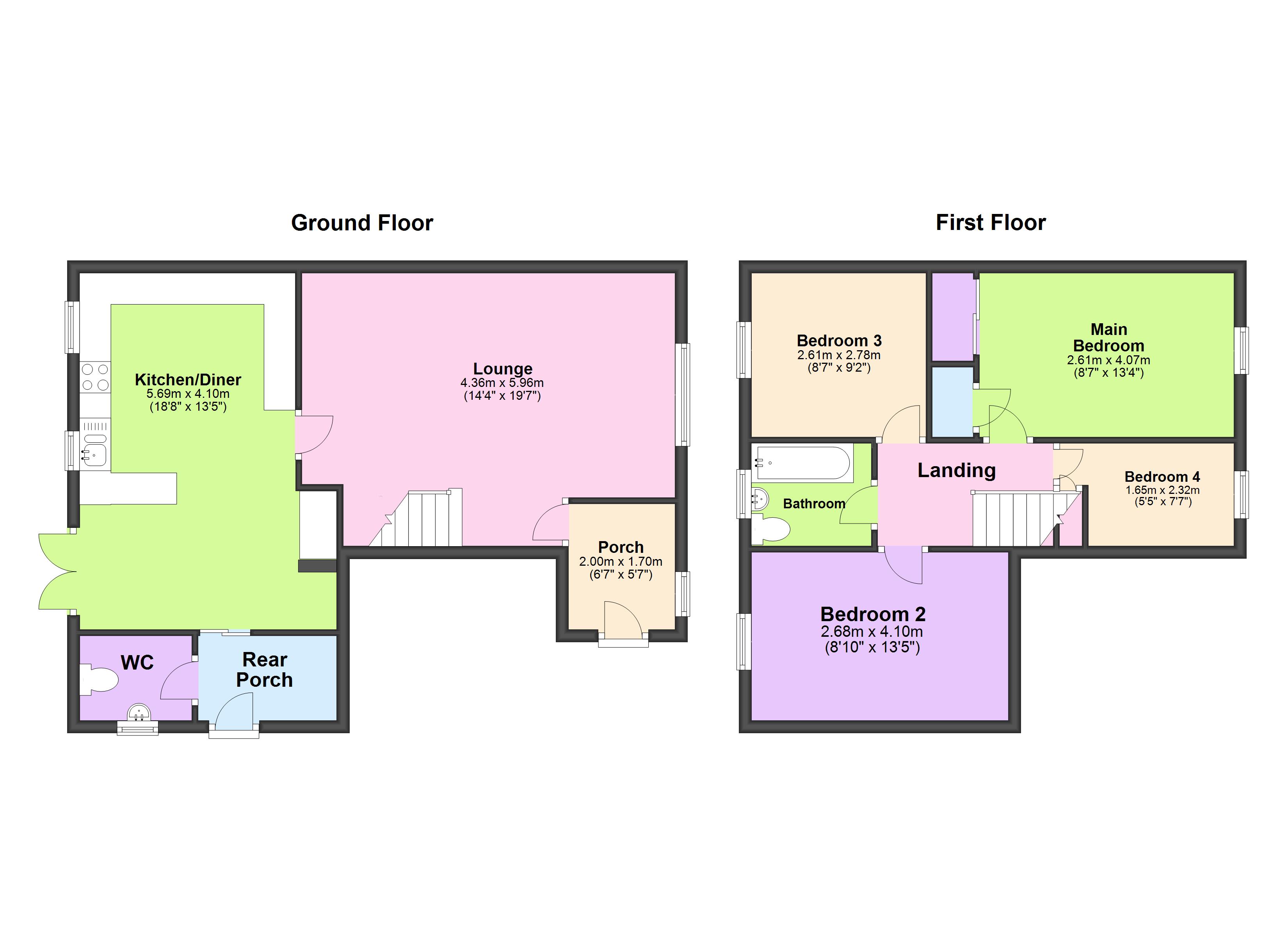 4 bed semidetached house for sale in Bottels Road, Warboys, Huntingdon