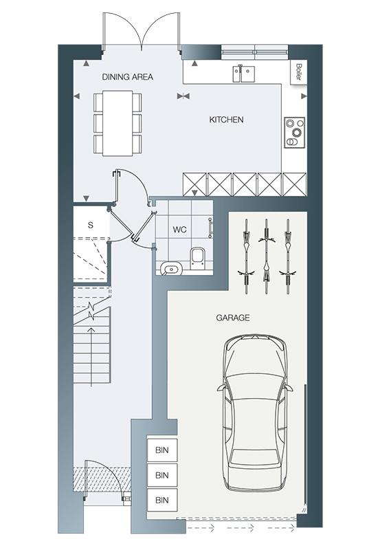 3 Bedrooms Terraced house for sale in Aura Development, Off Long Road, Trumpington, Cambridge CB2