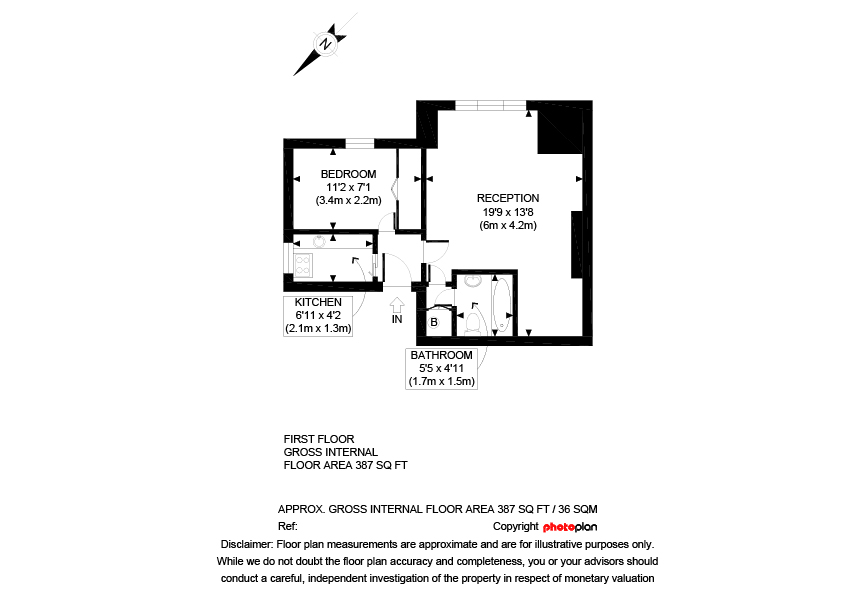 1 Bedrooms Flat to rent in Belsize Road, London NW6