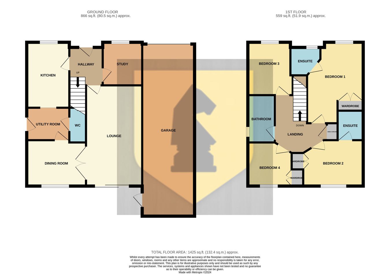 48, Lancaster Way, Northampton floorplan