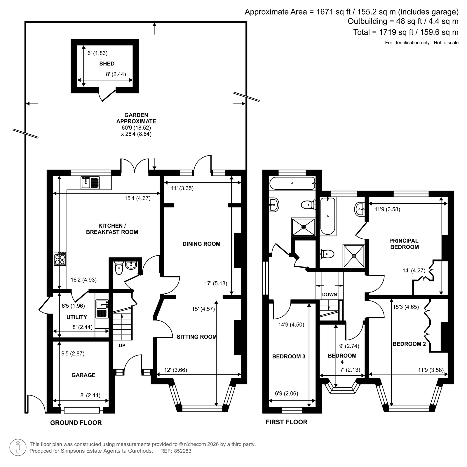17, Sandy Way, Walton-On-Thames floorplan