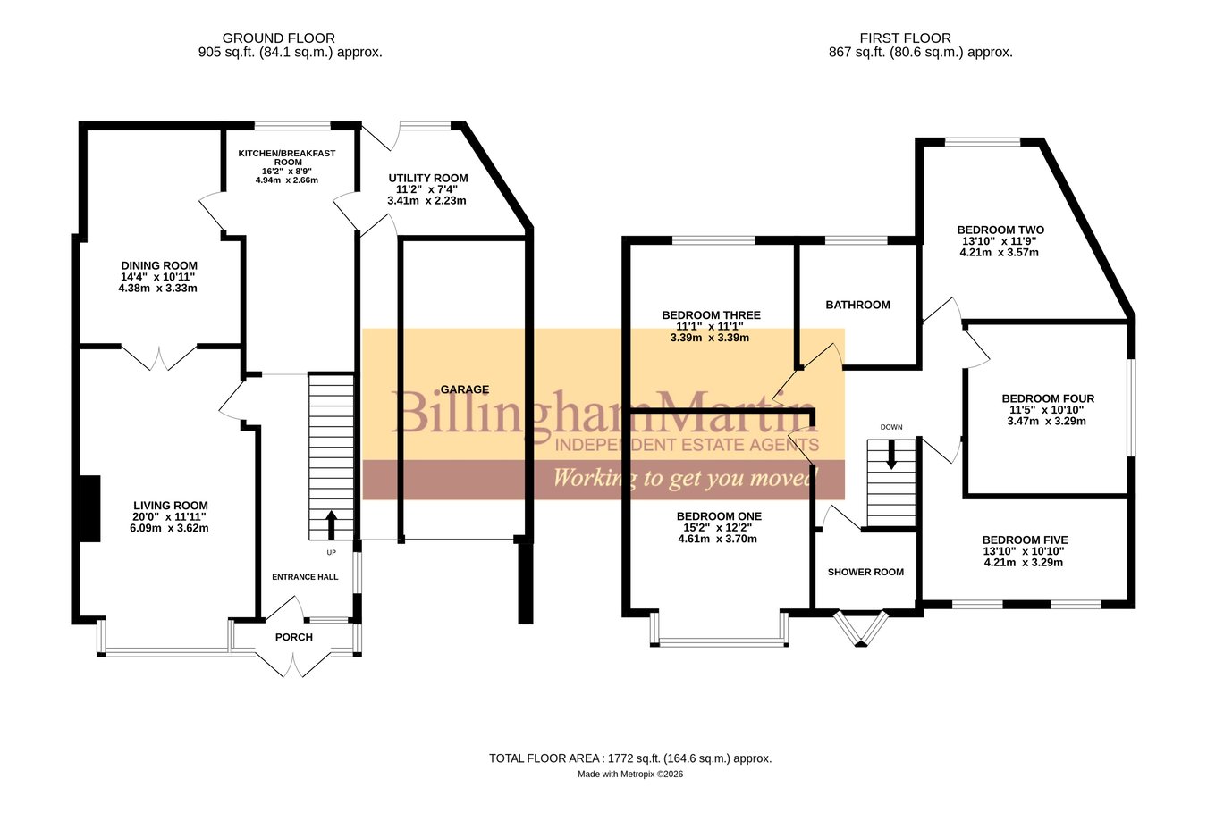 2, The Grove, Farnborough floorplan
