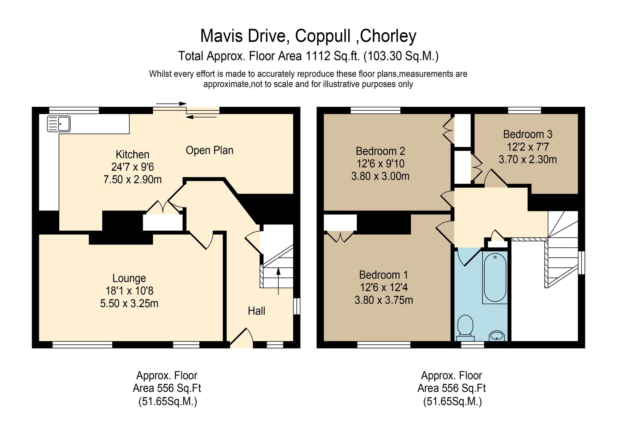35 Mavis Drive, Chorley floorplan