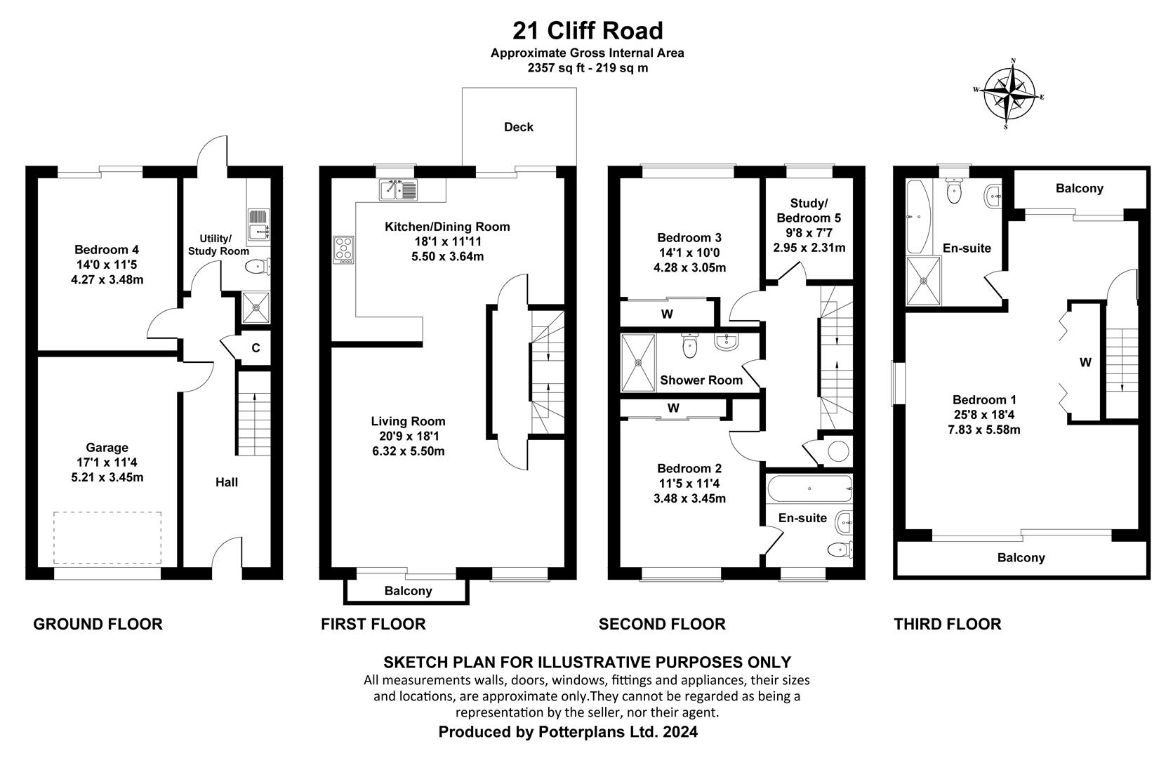 21, Cliff Road, Cowes floorplan