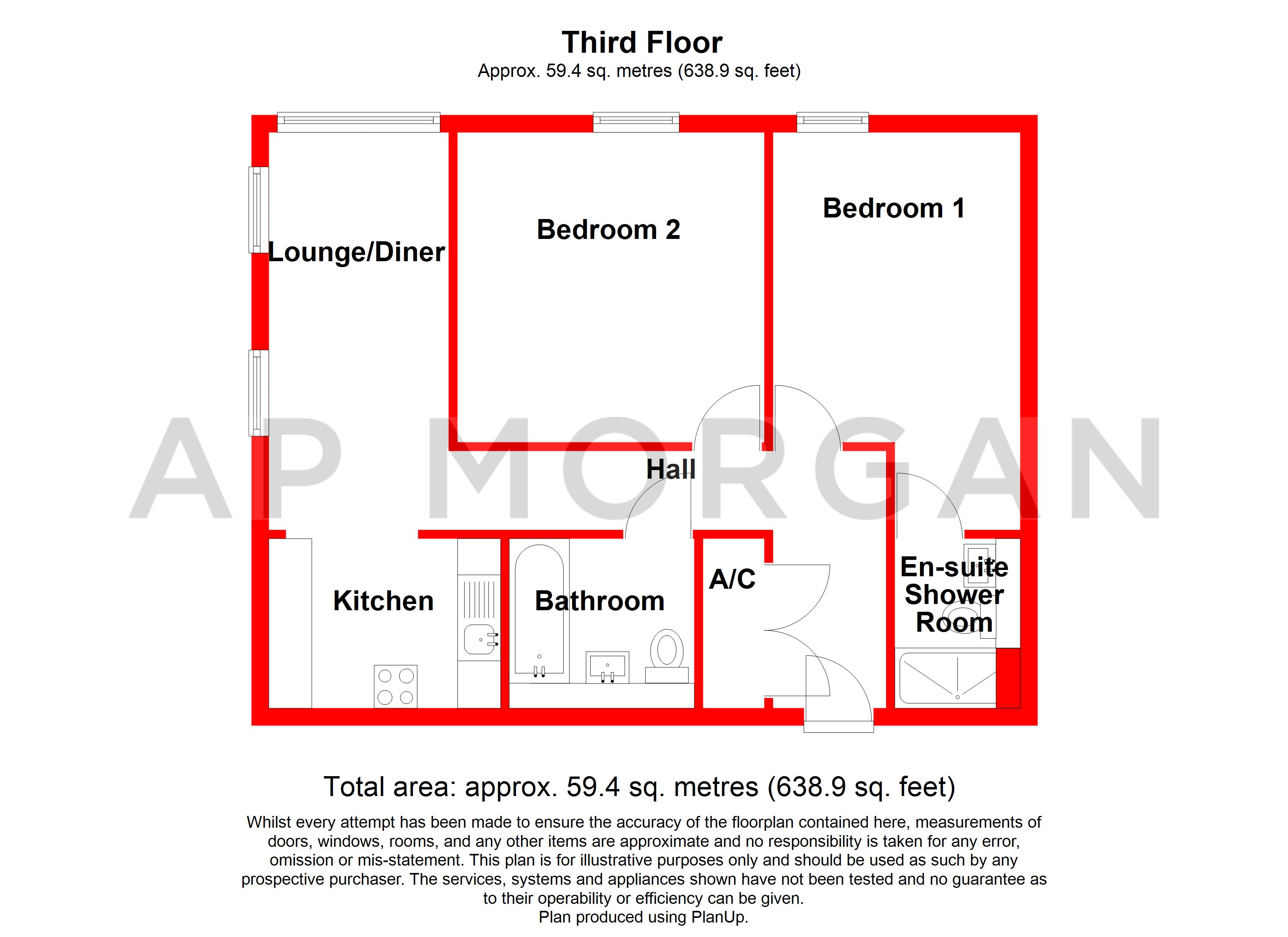 Apartment 32, Longbridge floorplan