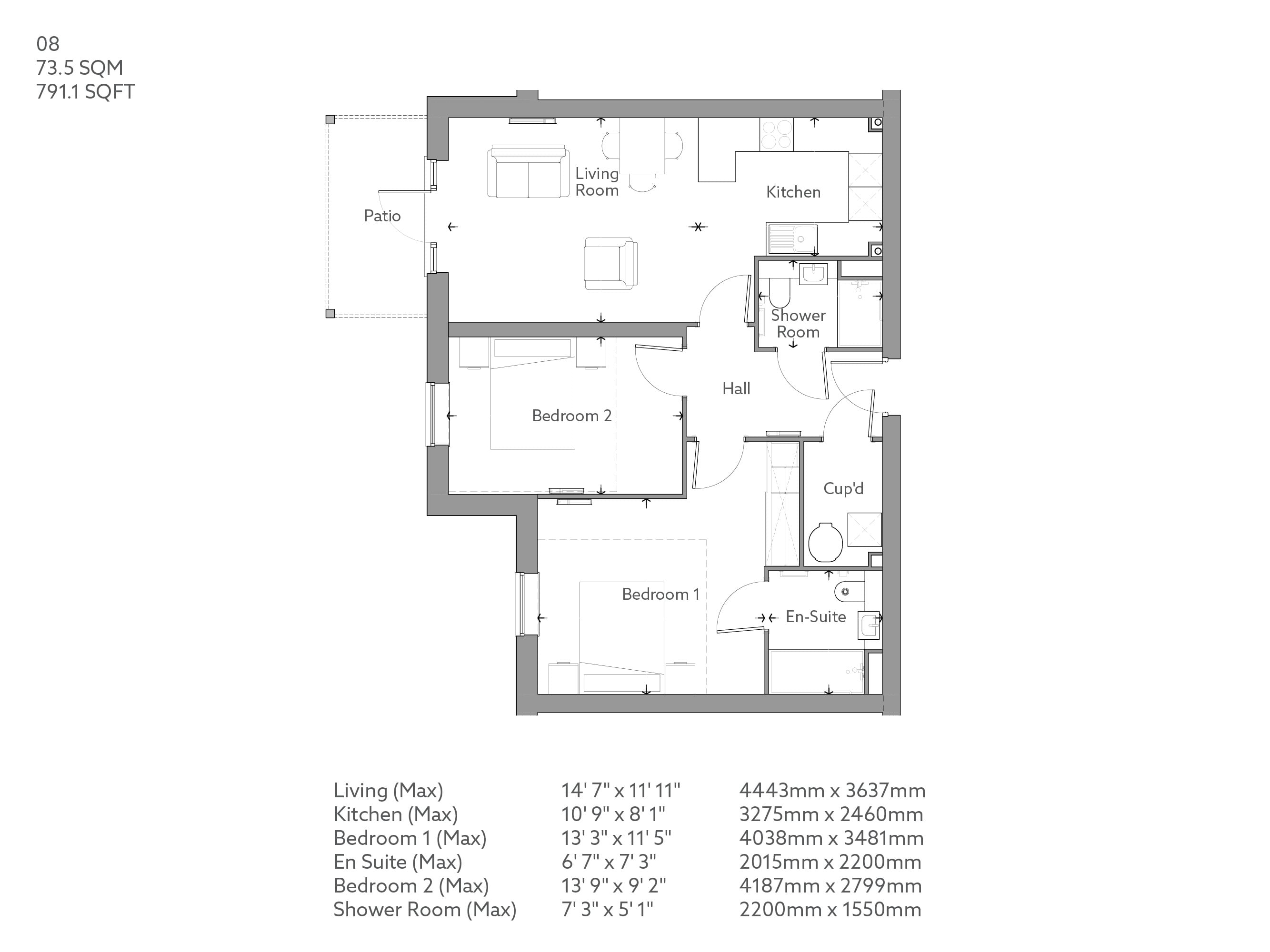 8, Eastbourne floorplan