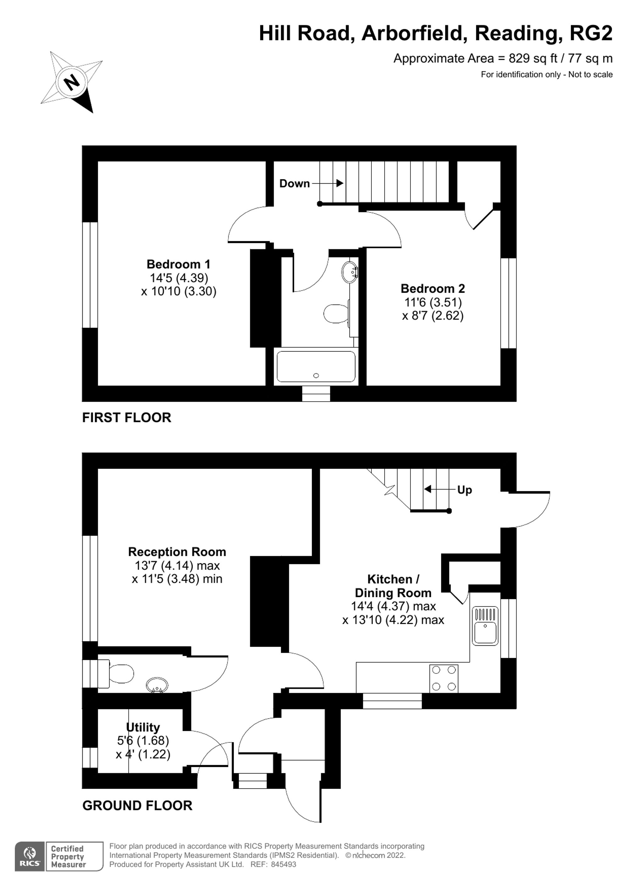 Hill Road, Arborfield RG2, 2 bedroom terraced house for sale 61472640