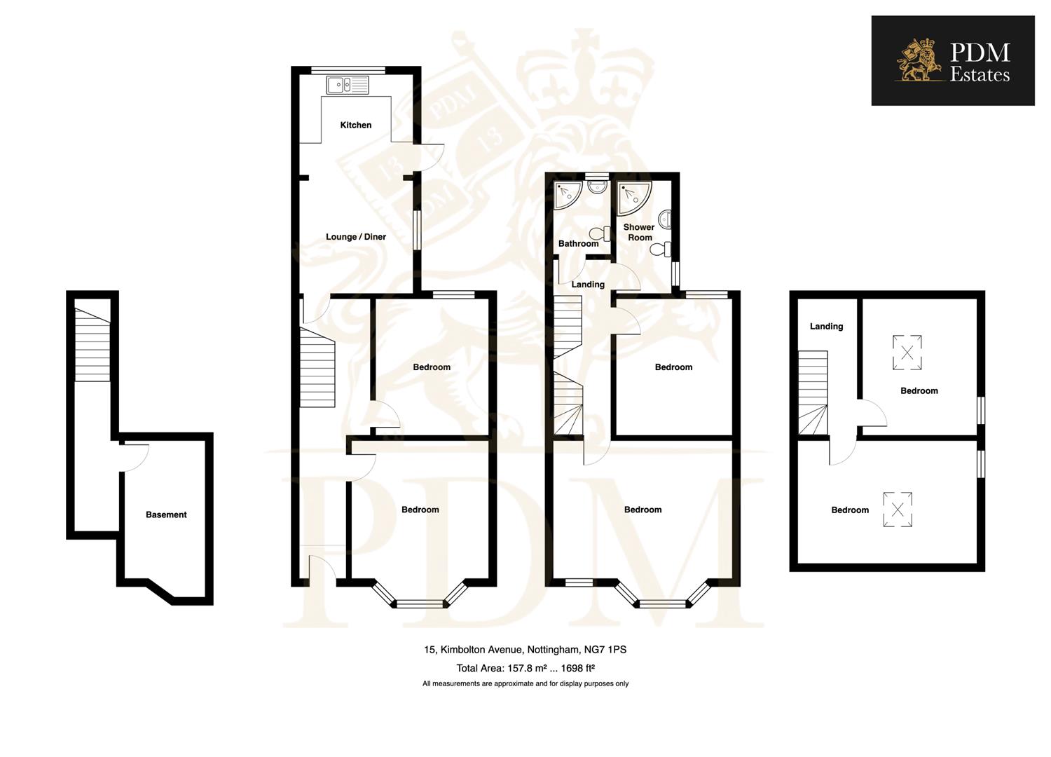 15, Kimbolton Avenue, Nottingham floorplan