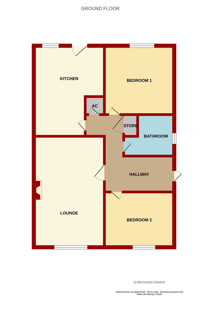 Brookside, Newent floorplan