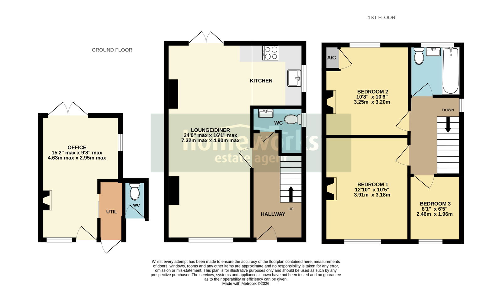 12, Holt Road, Dereham floorplan