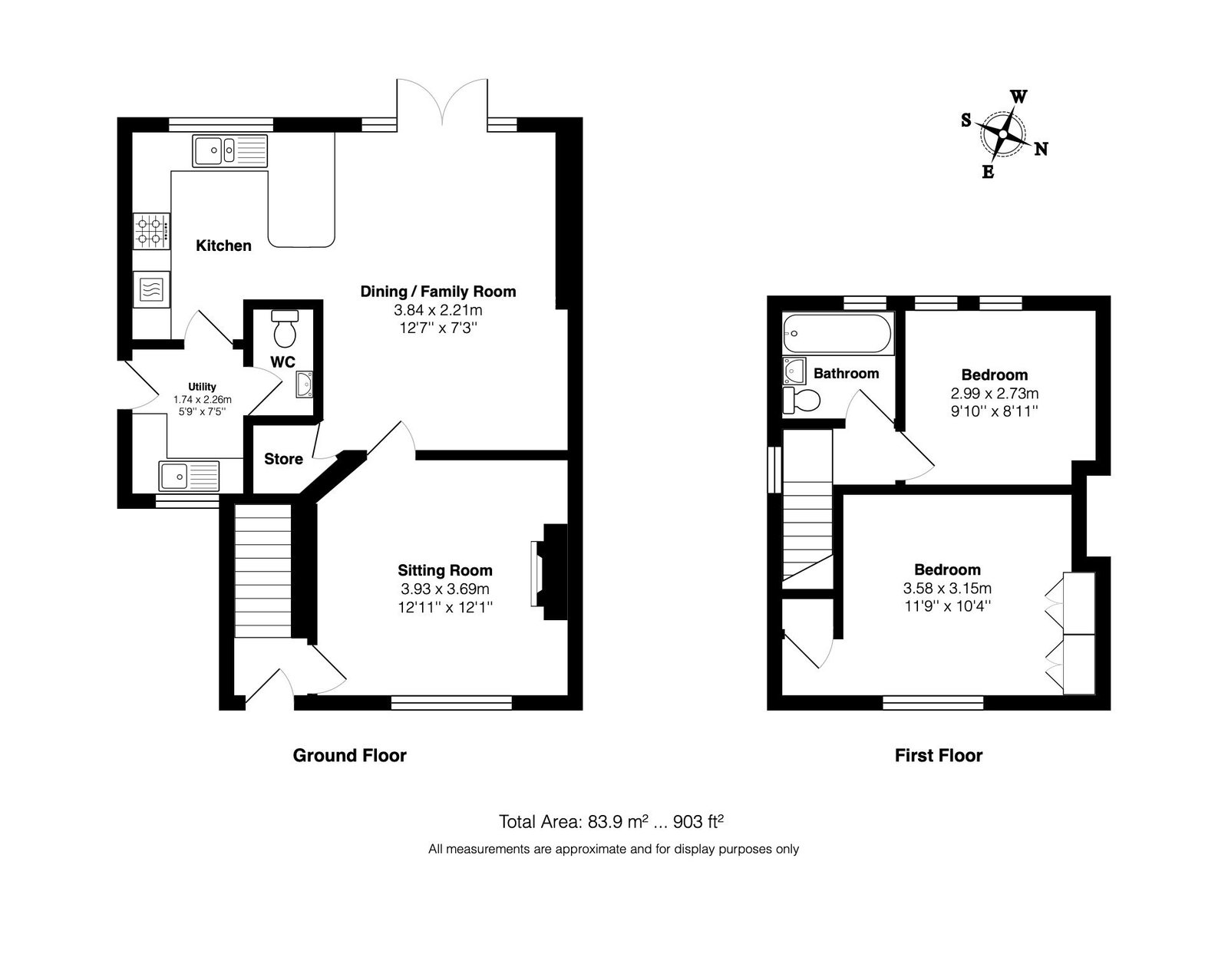 44, Thornhill Road, Brierley Hill floorplan