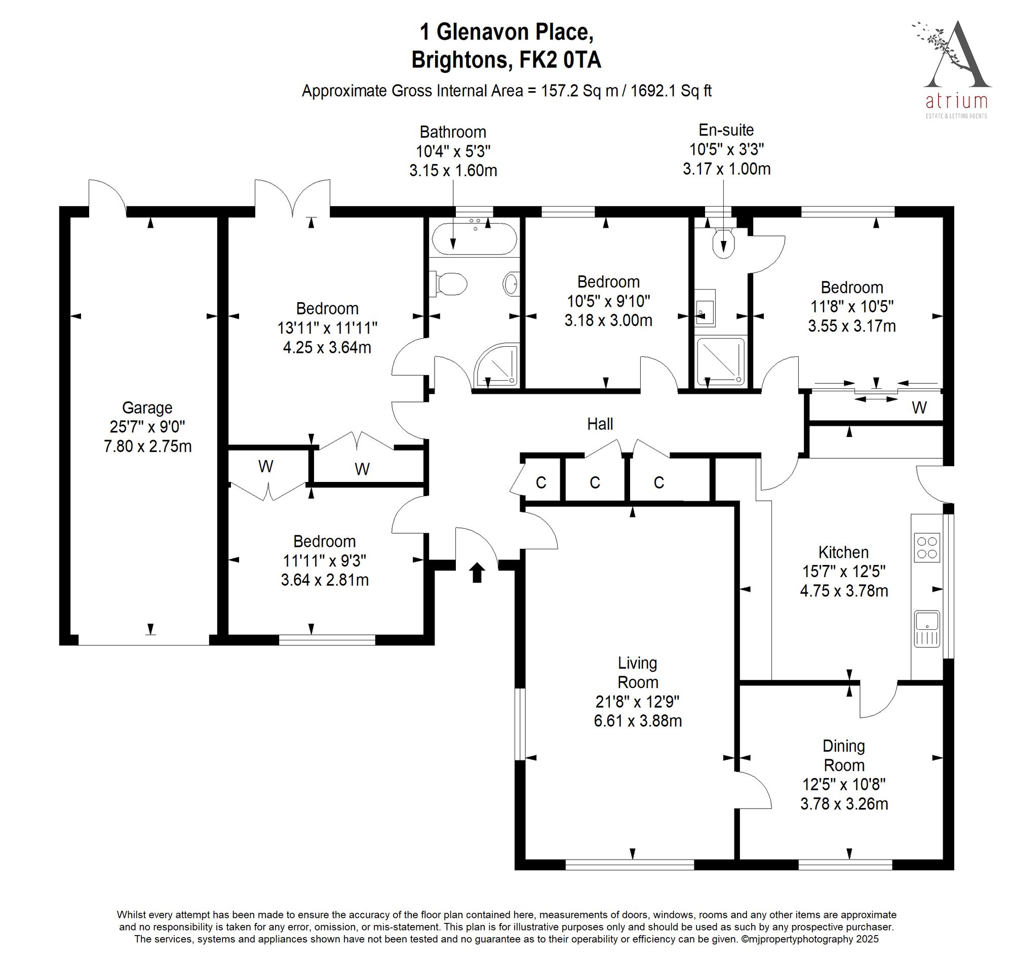 1 Glenavon Place, Falkirk floorplan