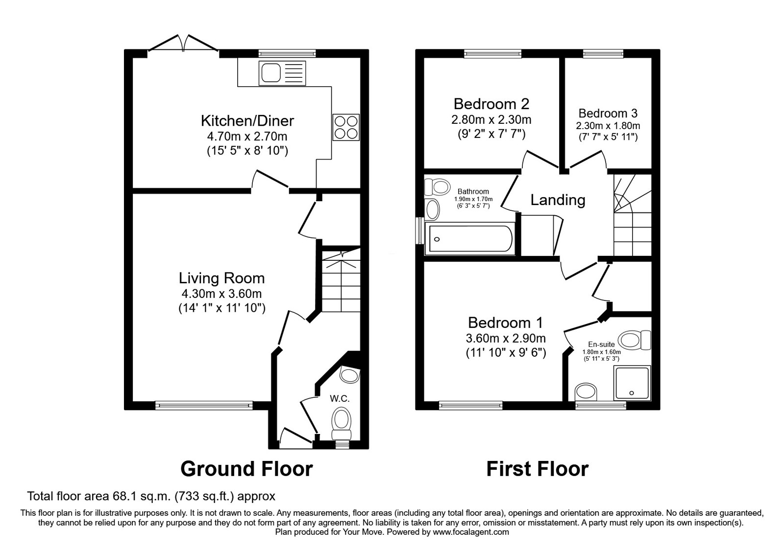 Glaramara Drive, Carlisle, Cumbria, CA2 floorplan