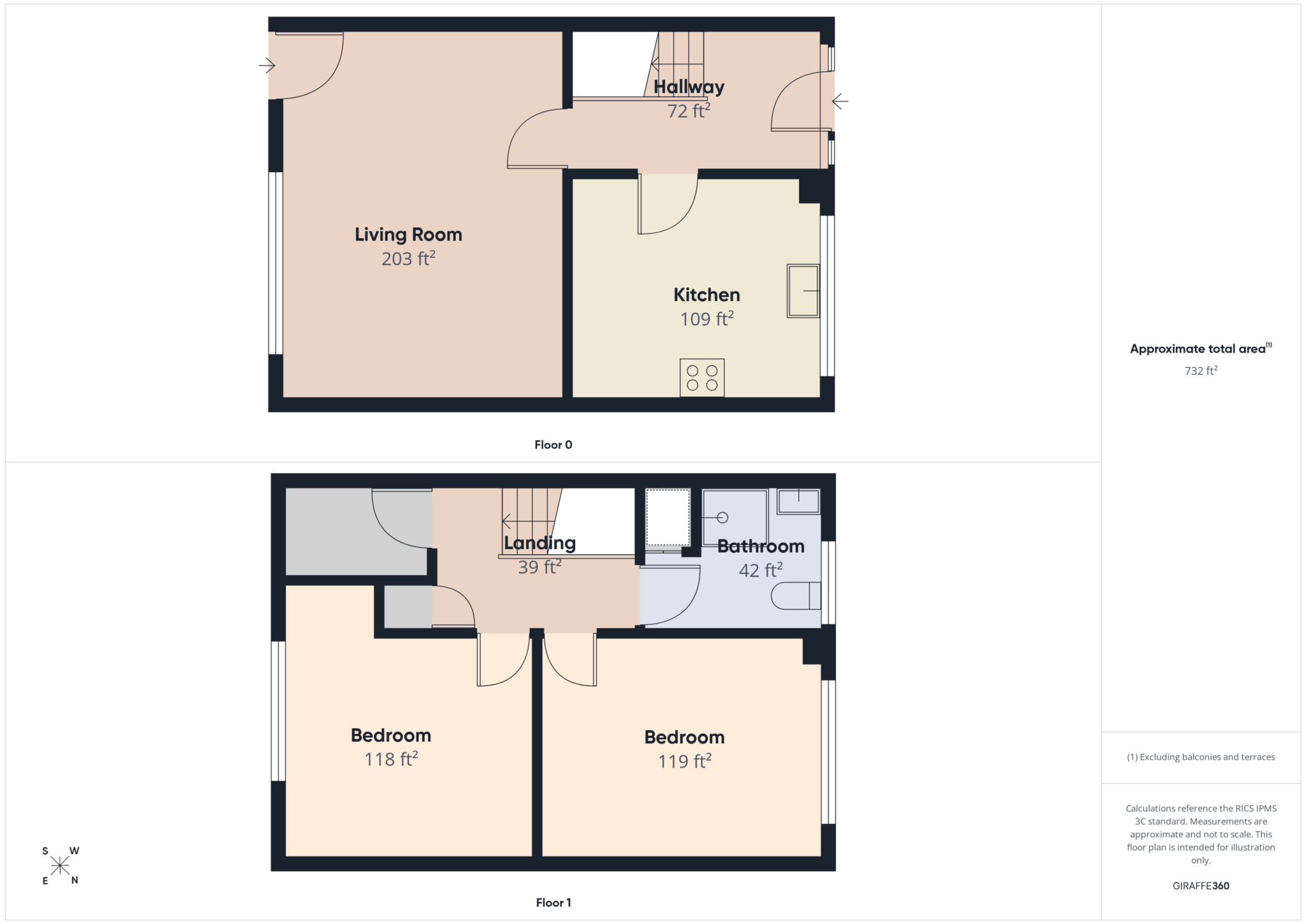 39, Stonefield Crescent, Glasgow floorplan