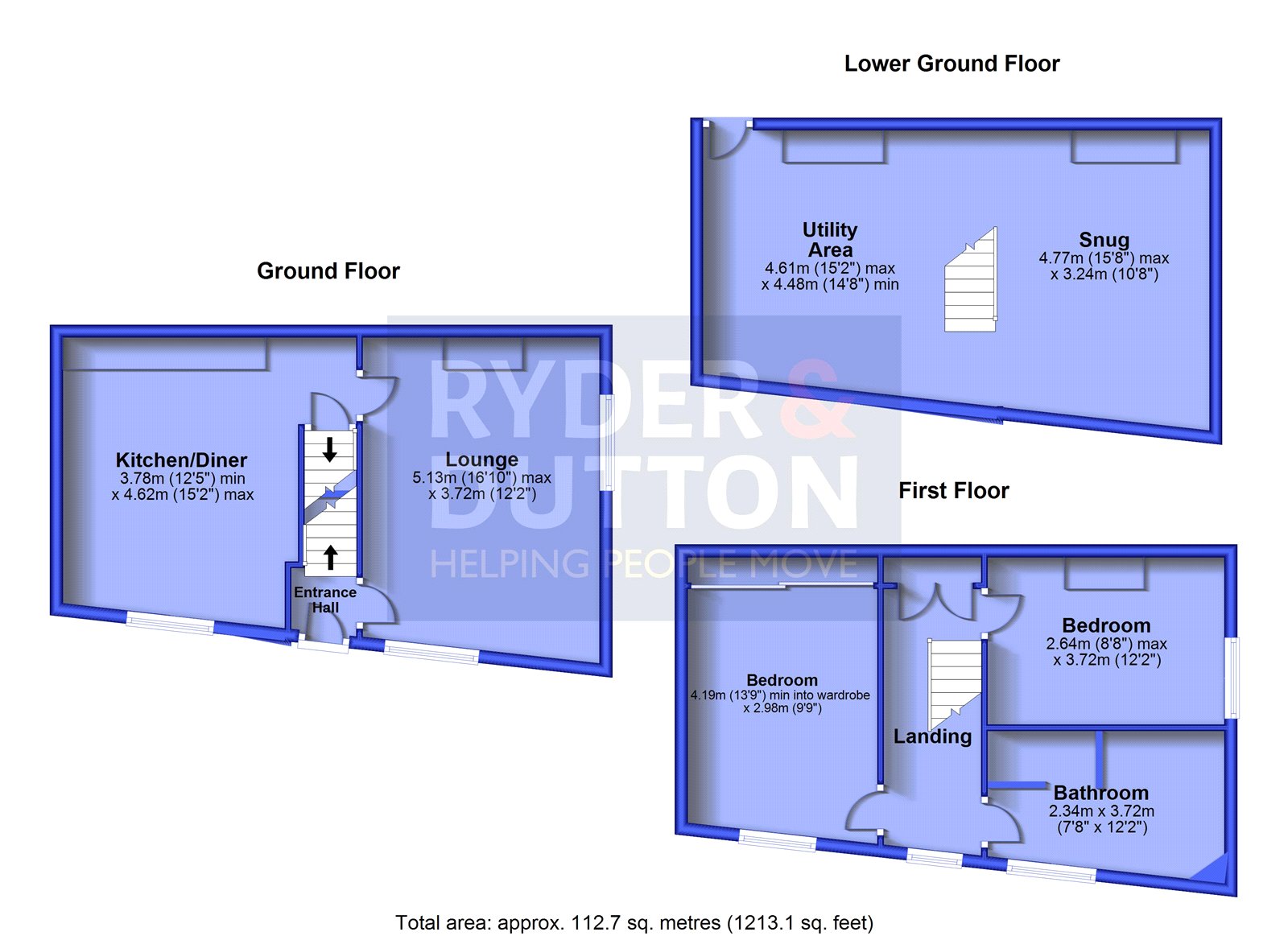 13, Lee Street, Saddleworth floorplan