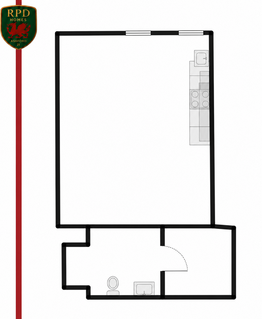 Flat 18, 11, Station Road, Swansea floorplan