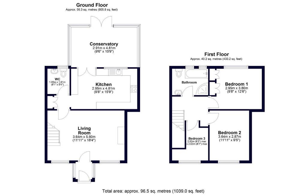 2 The Cottages, 2, The Drive, Uxbridge floorplan