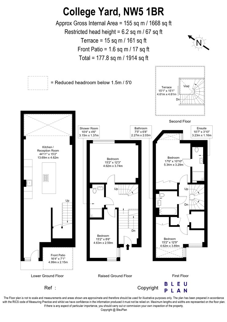 4, College Yard, London floorplan