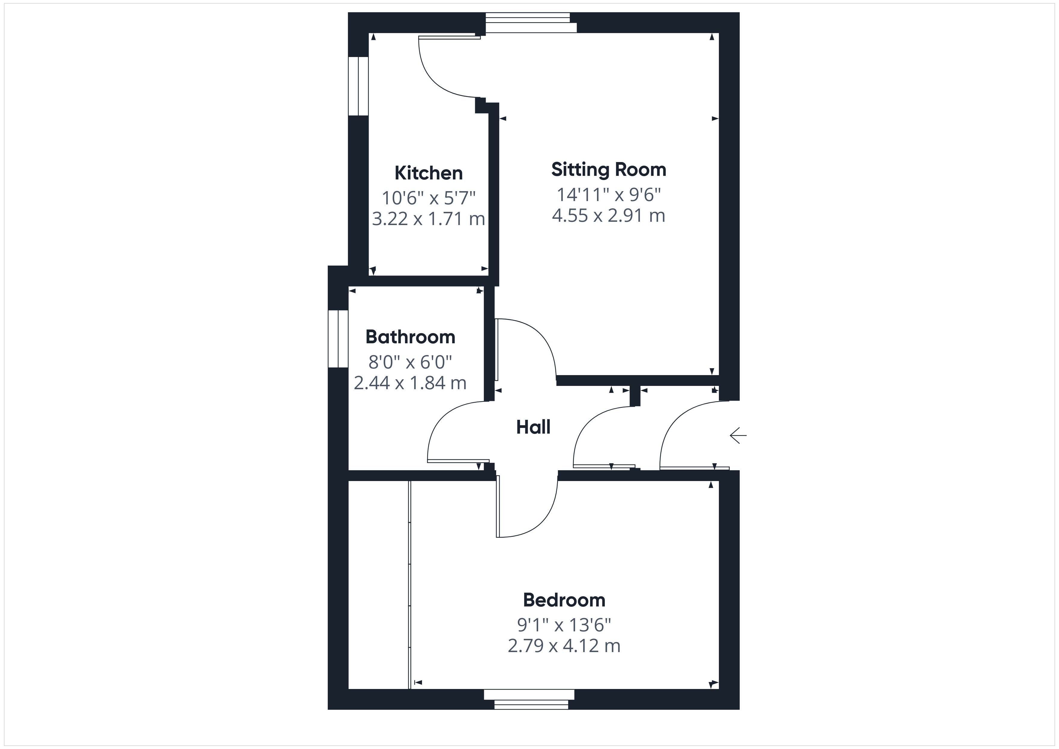 Flat 4, Roberts Court, 90, Berners Street, Suffolk floorplan