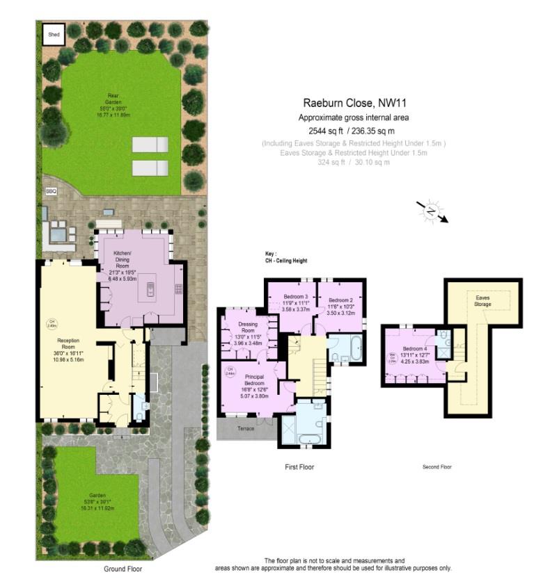 14, Raeburn Close, London floorplan