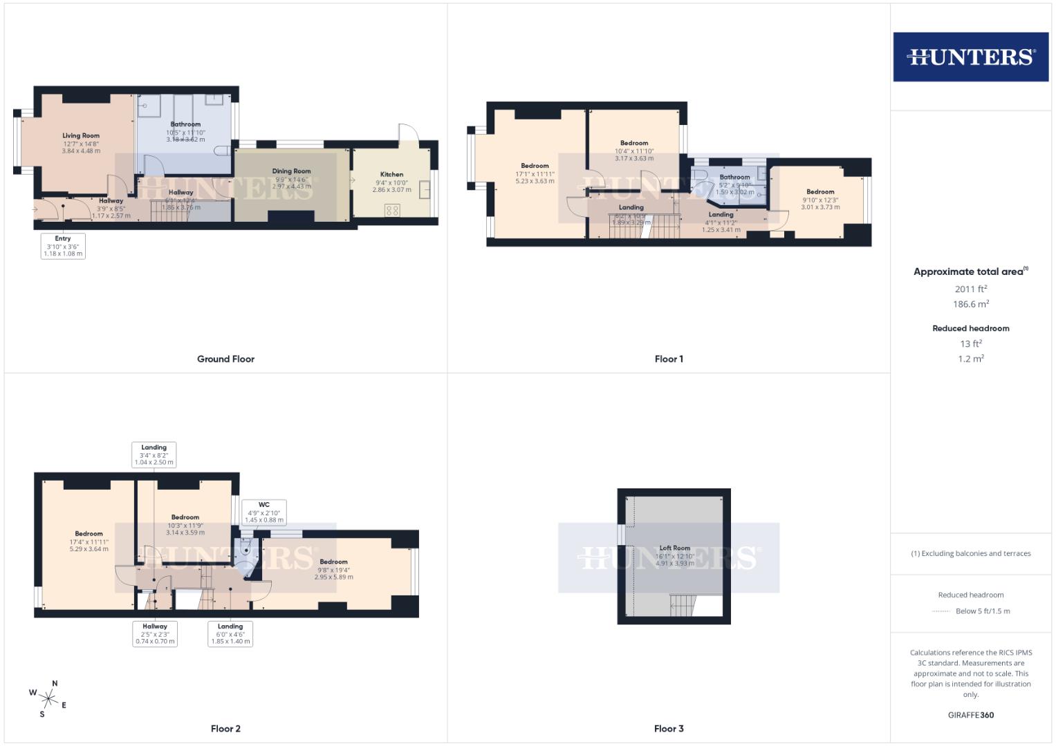 74, Windsor Crescent, Bridlington floorplan