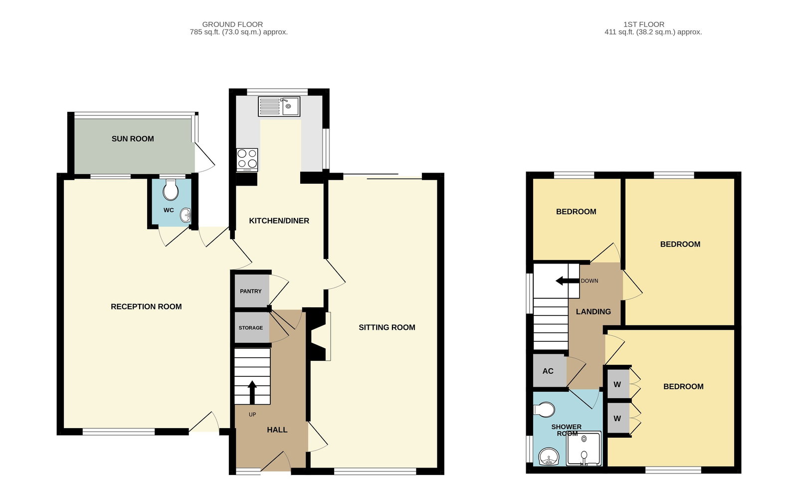 6, Knapp Close, Ledbury floorplan