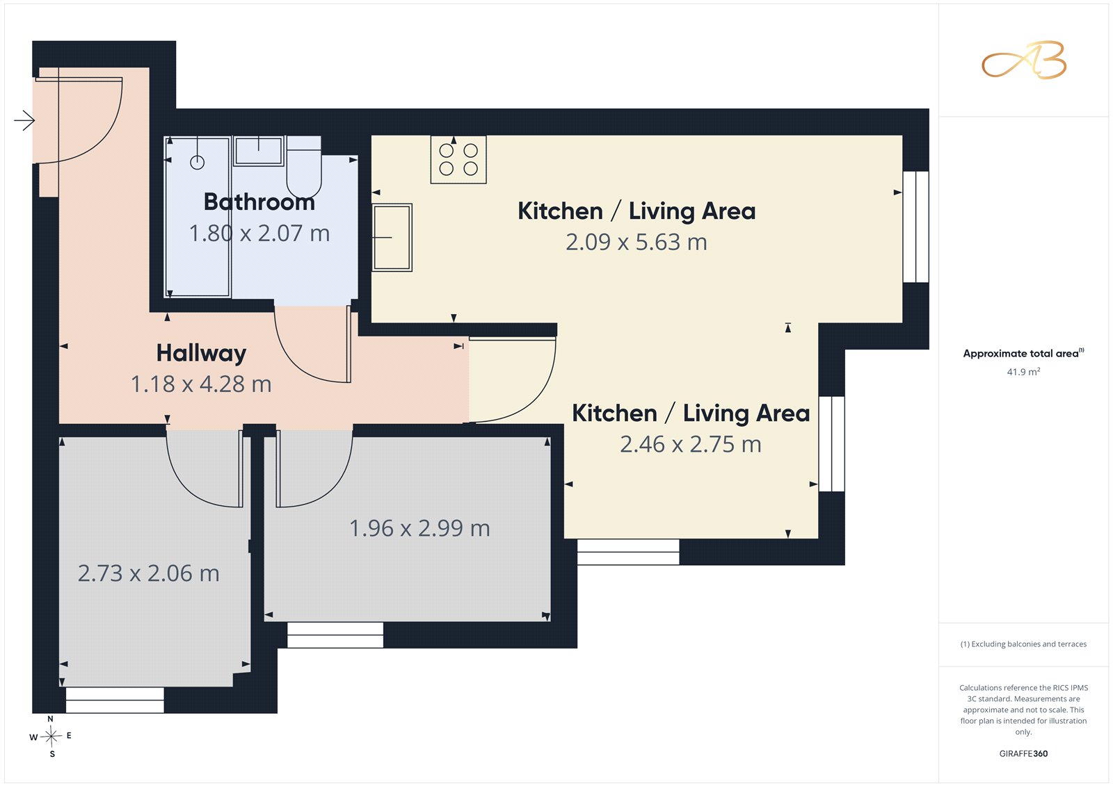 22, Albert Gate, Middlesbrough floorplan