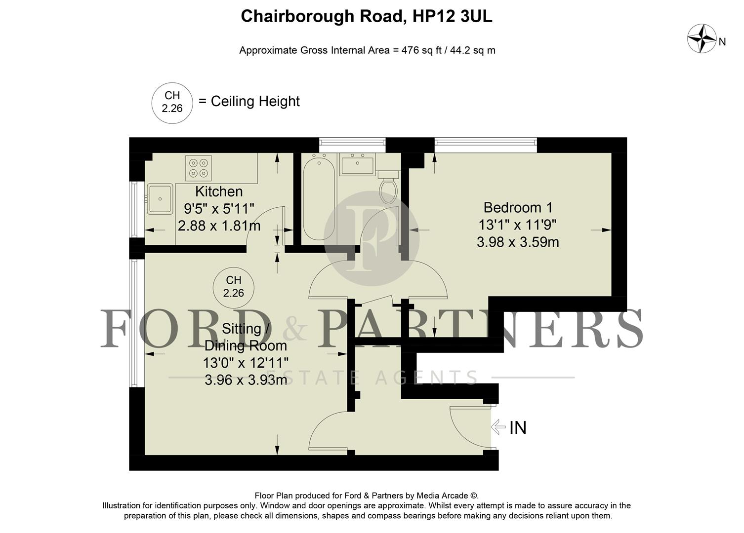229, Chairborough Road, High Wycombe floorplan