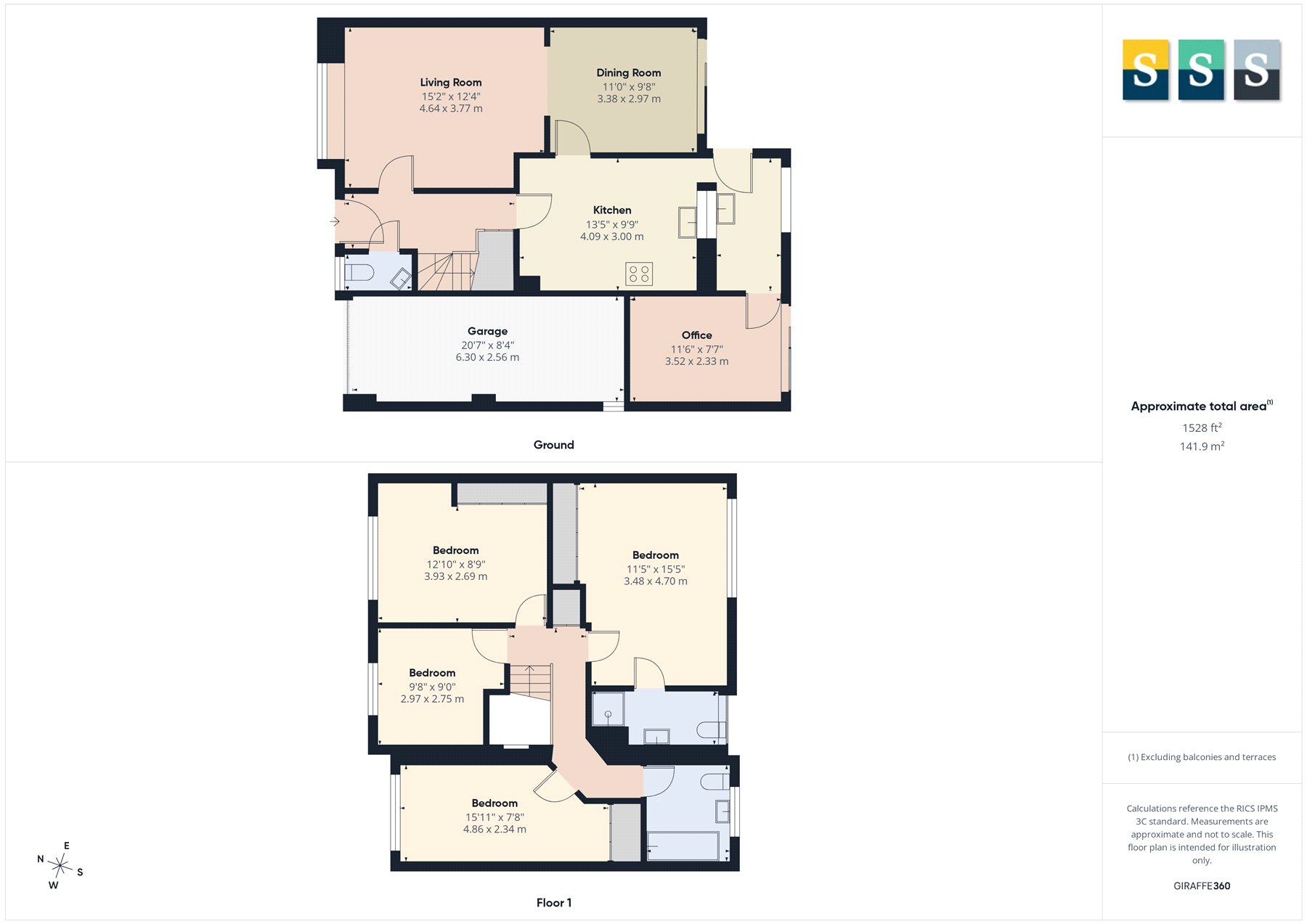 4, Withy Close, Surrey floorplan