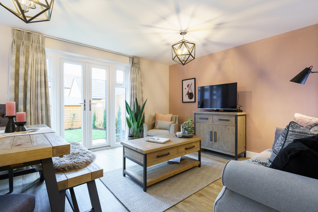 The Family/Dining Area Has Double Doors Out To The Garden